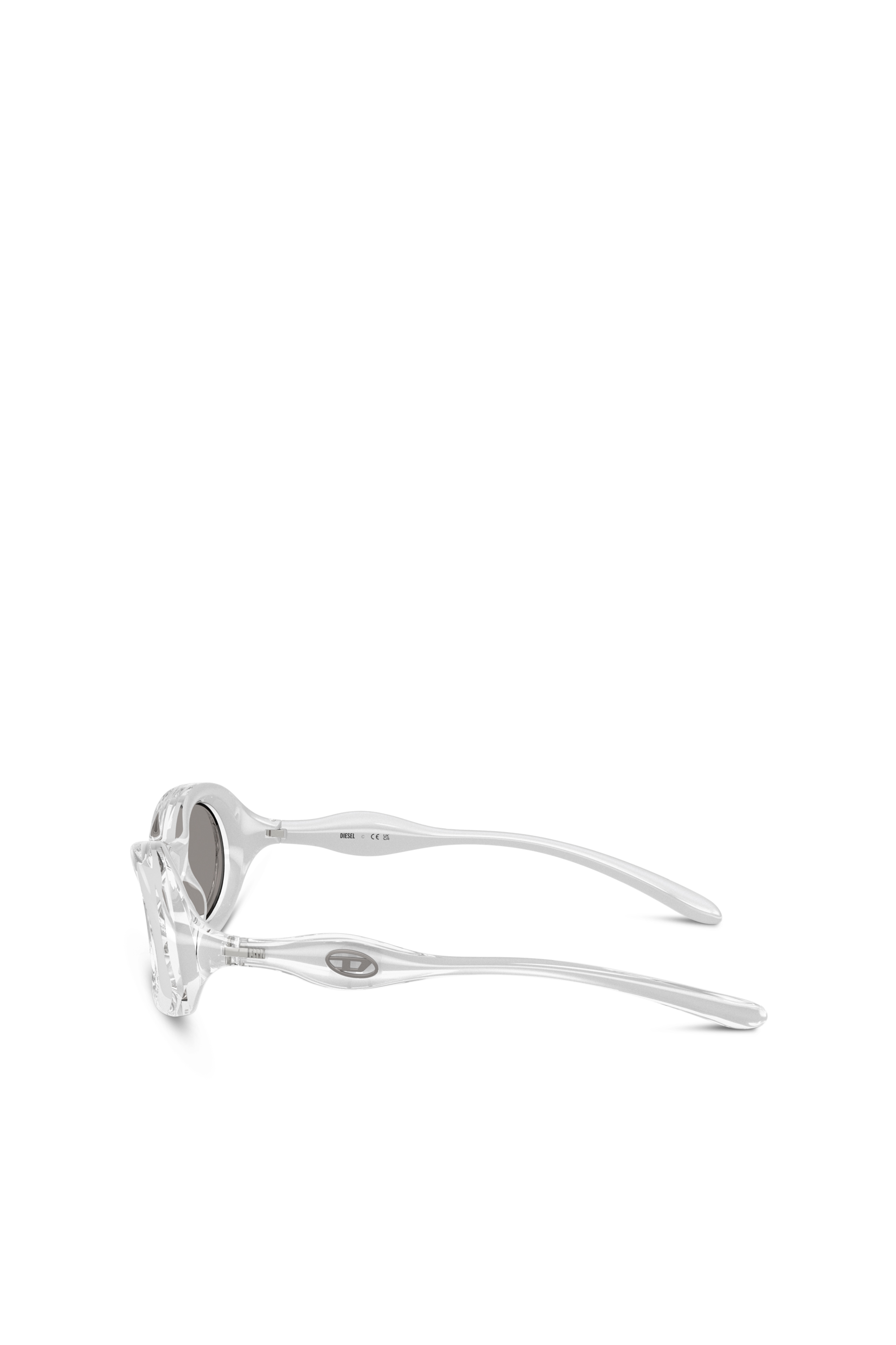 Diesel - 0DL3011U, Unisex Ovale Sonnenbrille in Grau - 2