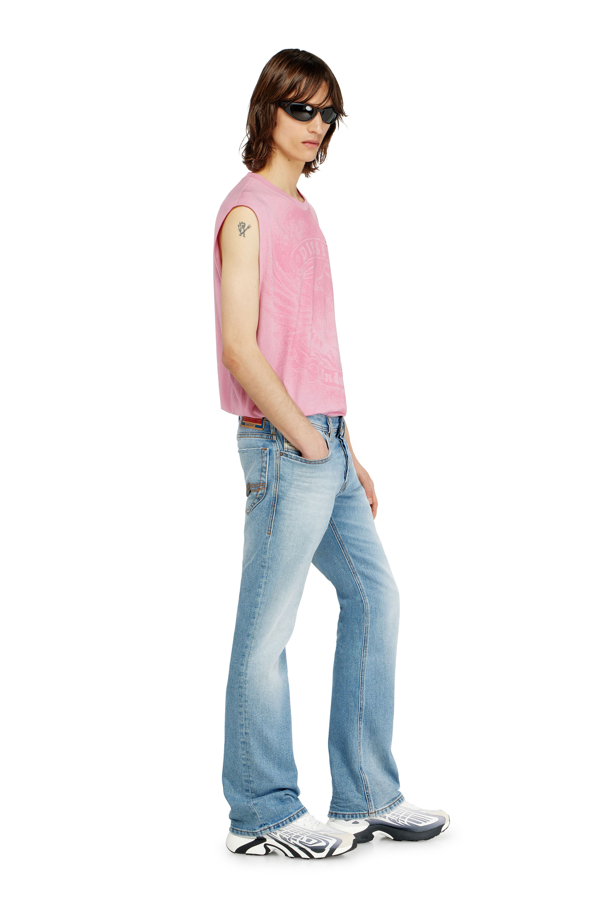 Diesel - Herren Bootcut Jeans 2007 Zatiny 0DBDV, Hellblau - 2