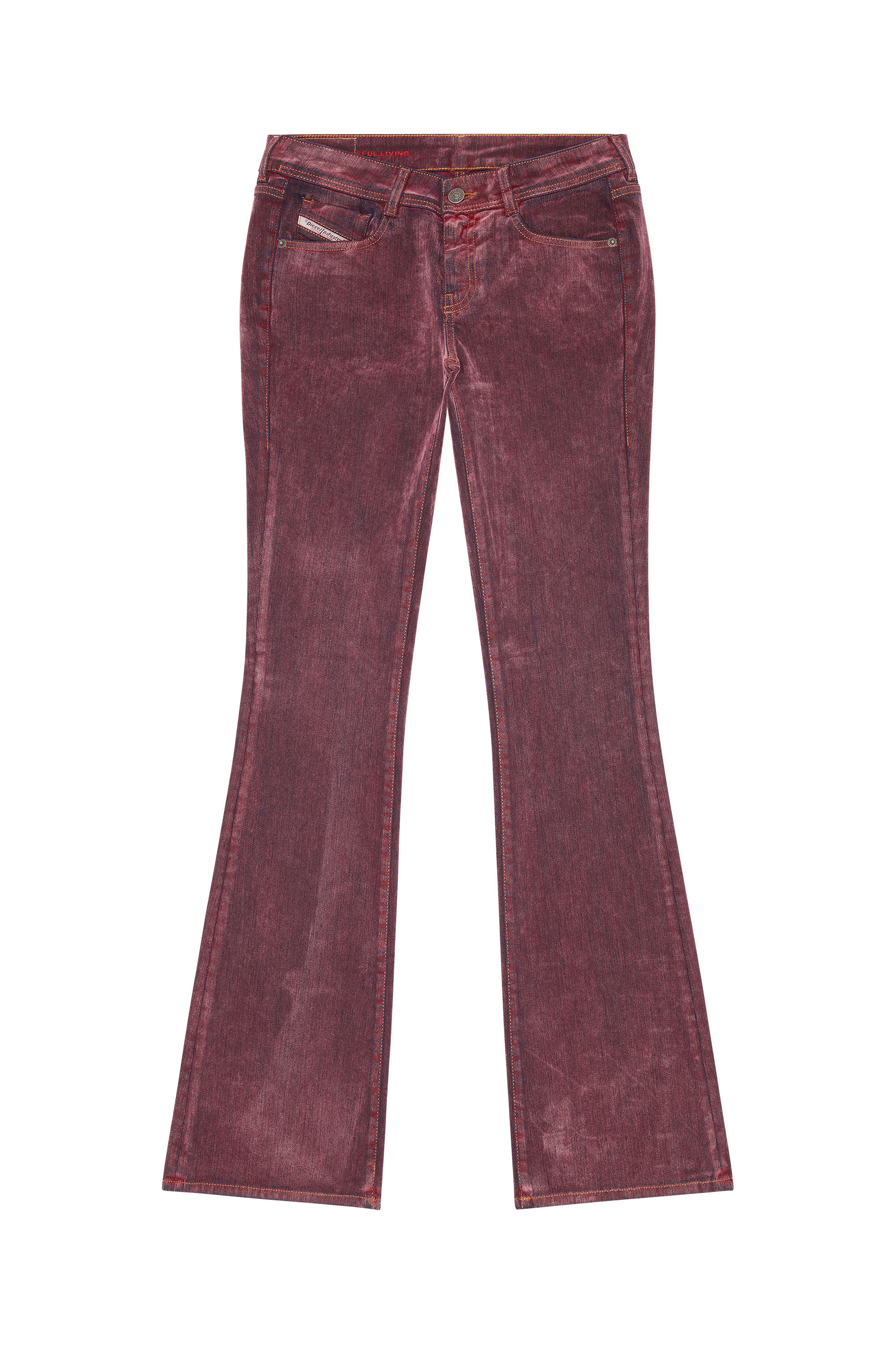 1969 D-EBBEY 0ELAH Bootcut and Flare Jeans, Schwarz/Dunkelgrau - Jeans