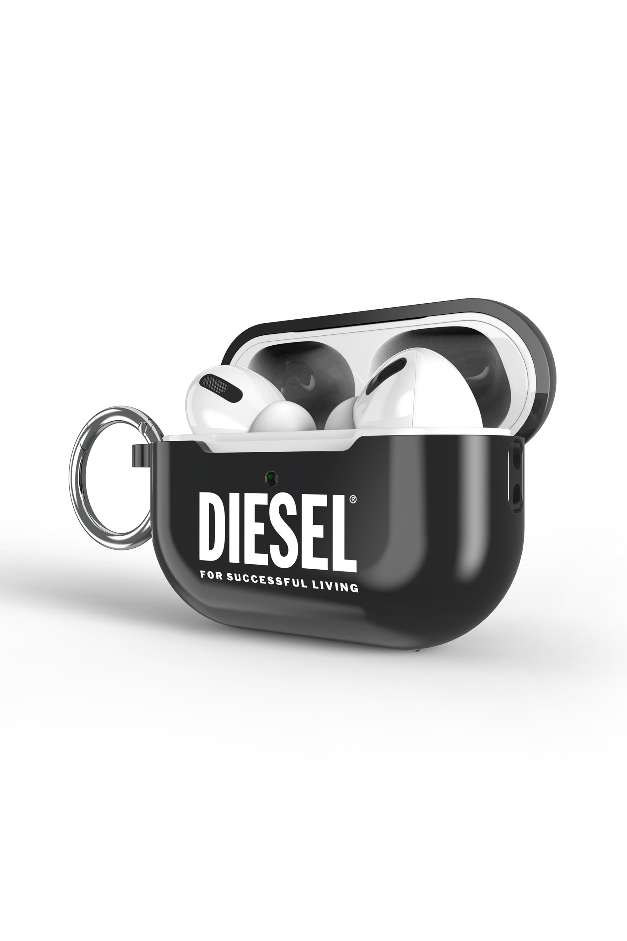 Diesel - 60193 AIRPOD CASE, Unisex Biscotto Case for Airpods Pro / Pro 2 in Schwarz - 2