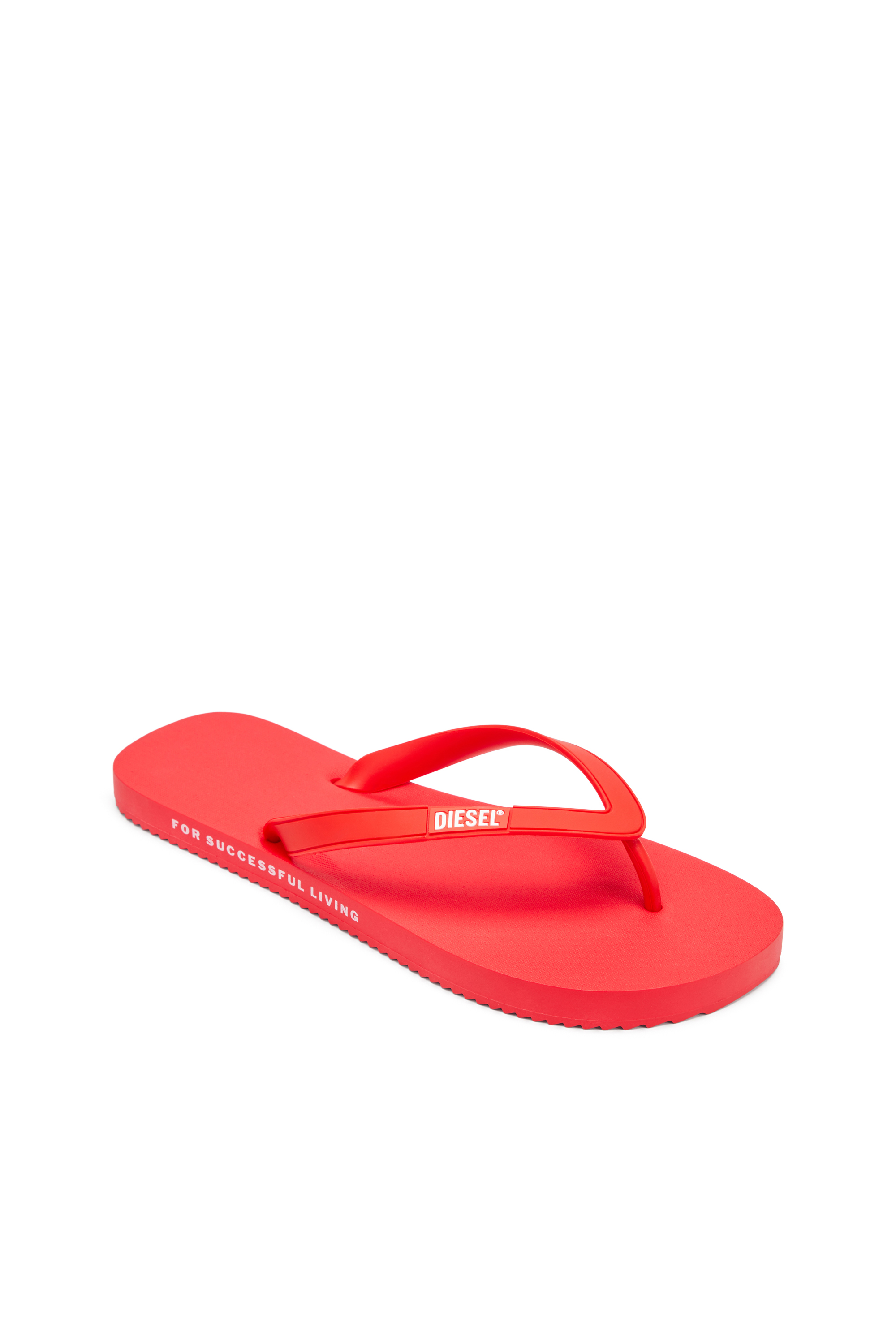 Diesel - SA-RIO, Herren Flip-Flops aus Gummi in Rot - 6