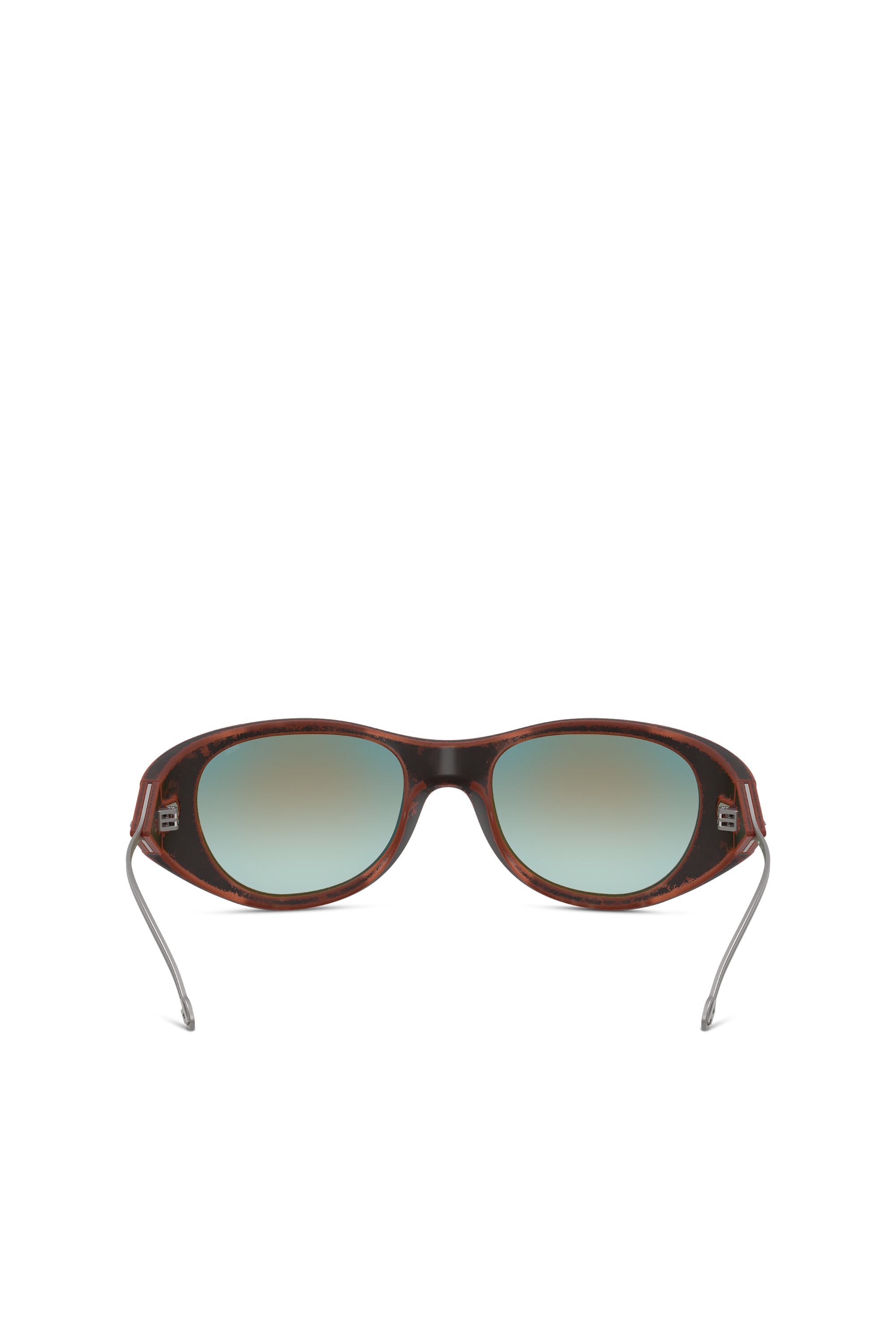 Diesel - 0DL3003, Unisex Ovale Sonnenbrille in Orange/Grau - 3