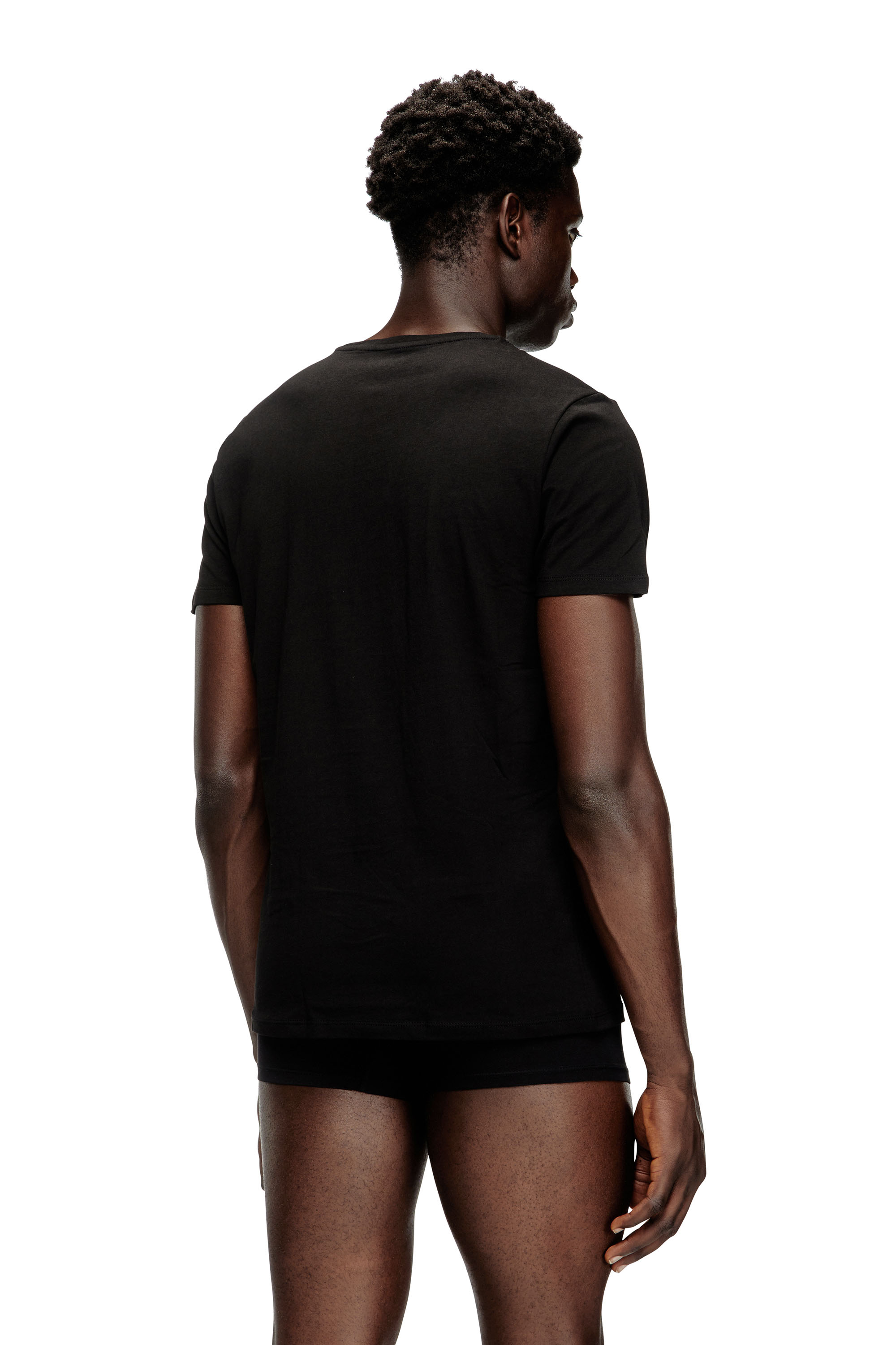 Diesel - UMTEE-MICHAEL3PACK, Herren T-Shirts mit V-Ausschnitt im Dreierpack in Schwarz - 4