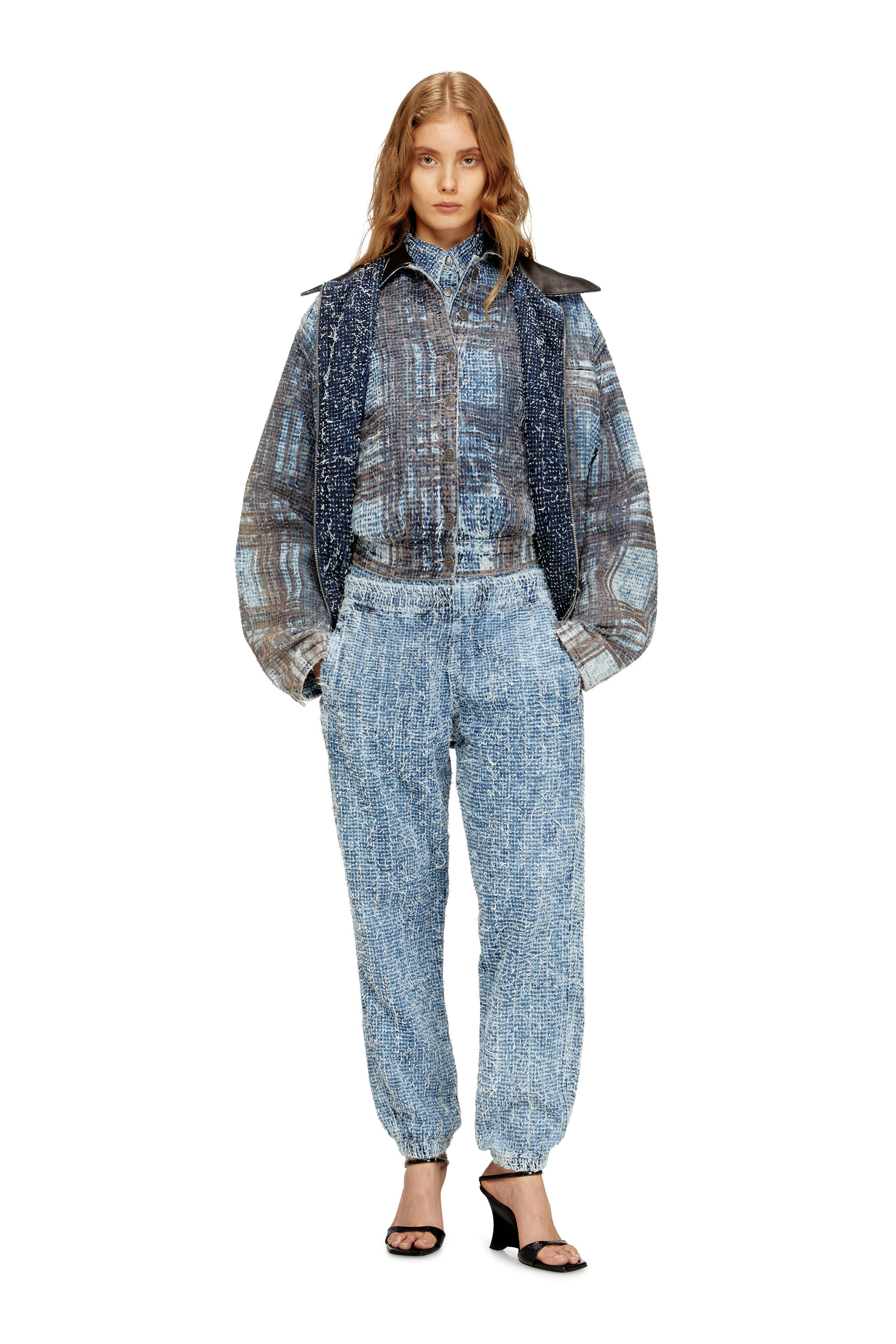 Diesel - Unisex Slim Jeans D-Labb 0ADCI, Hellblau - 2