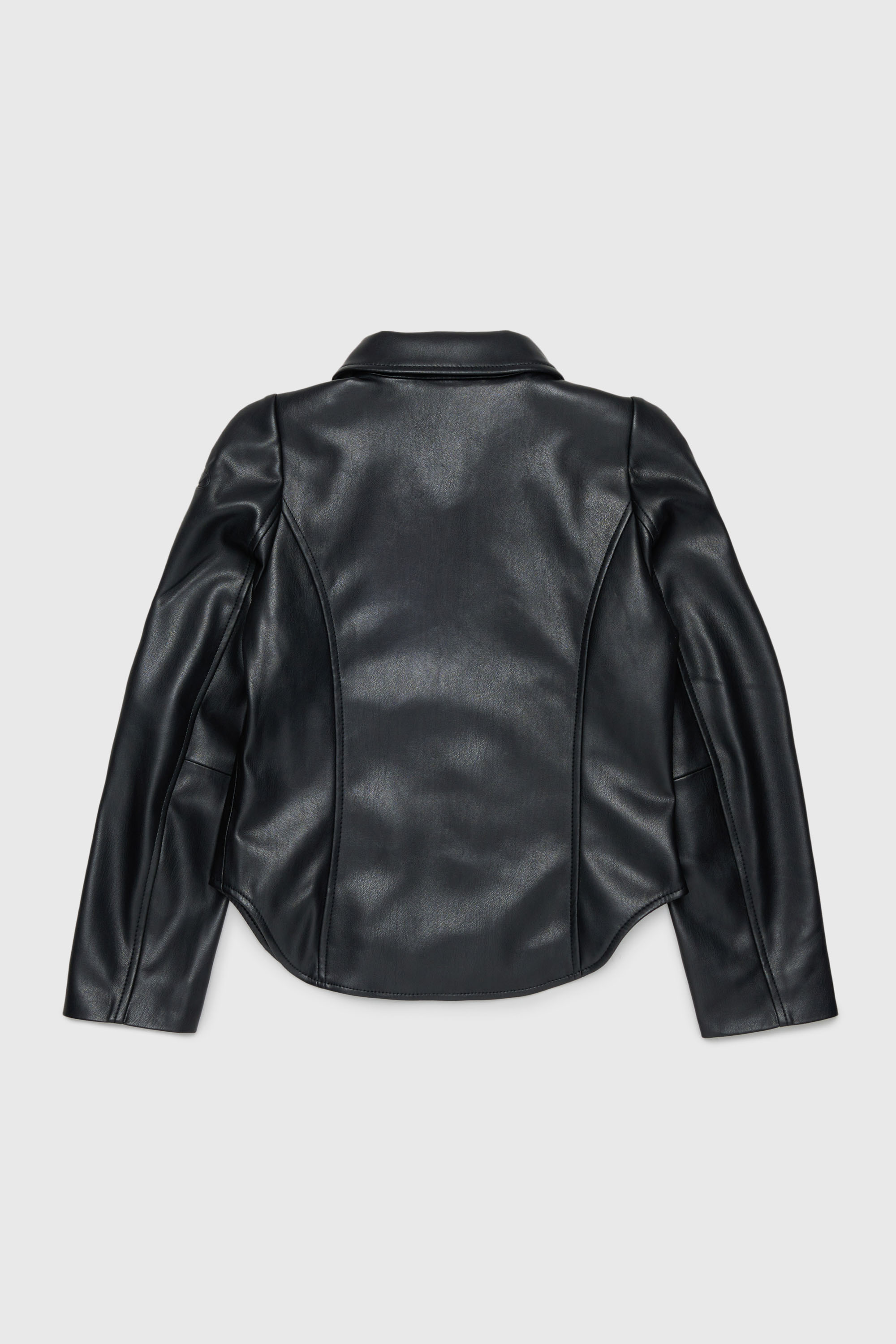 Diesel - JENNY, Damen Overshirt aus beschichtetem Gewebe in Schwarz - 2