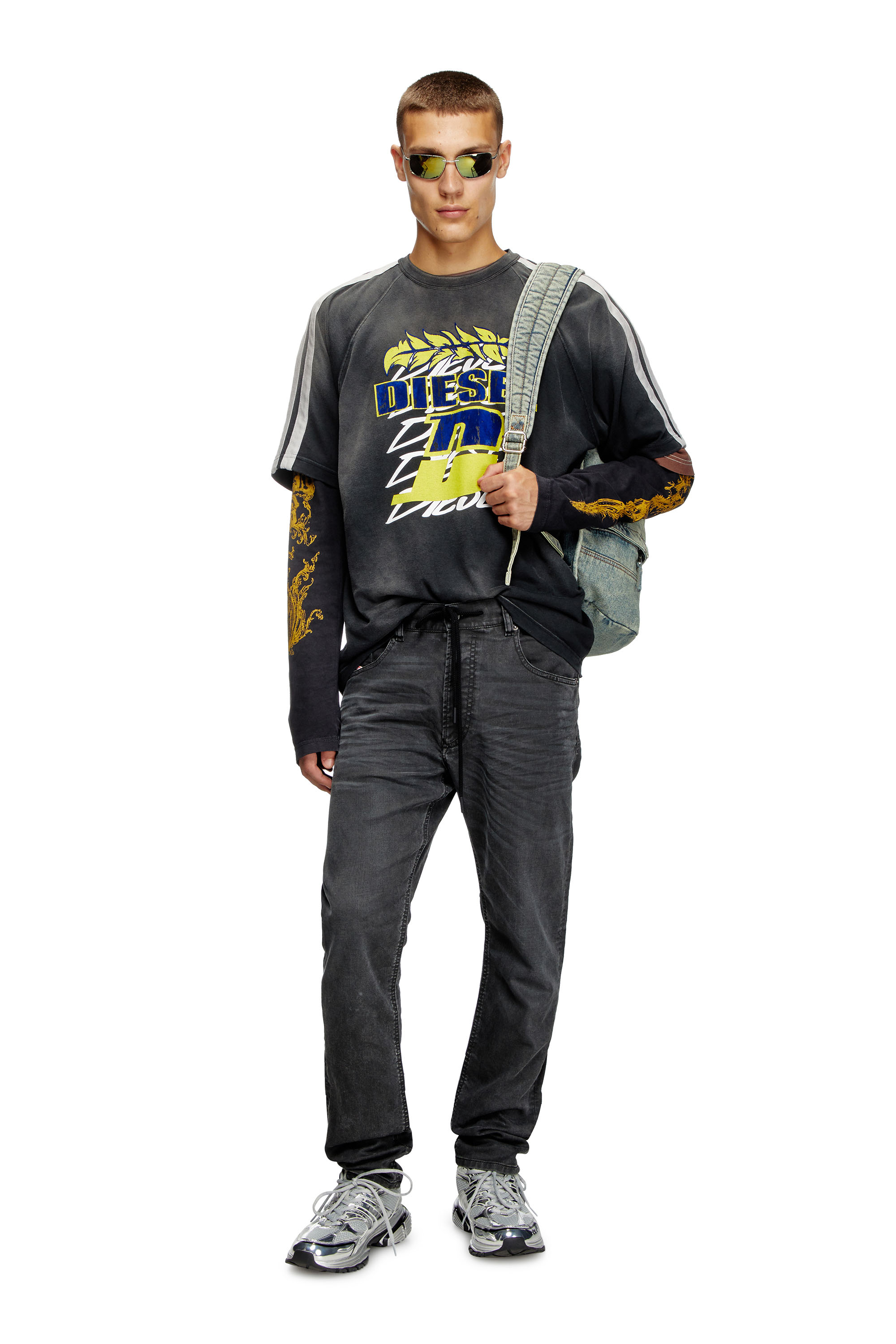 Diesel - Herren Regular 2032 D-Krooley Joggjeans® 09J75, Schwarz - 2