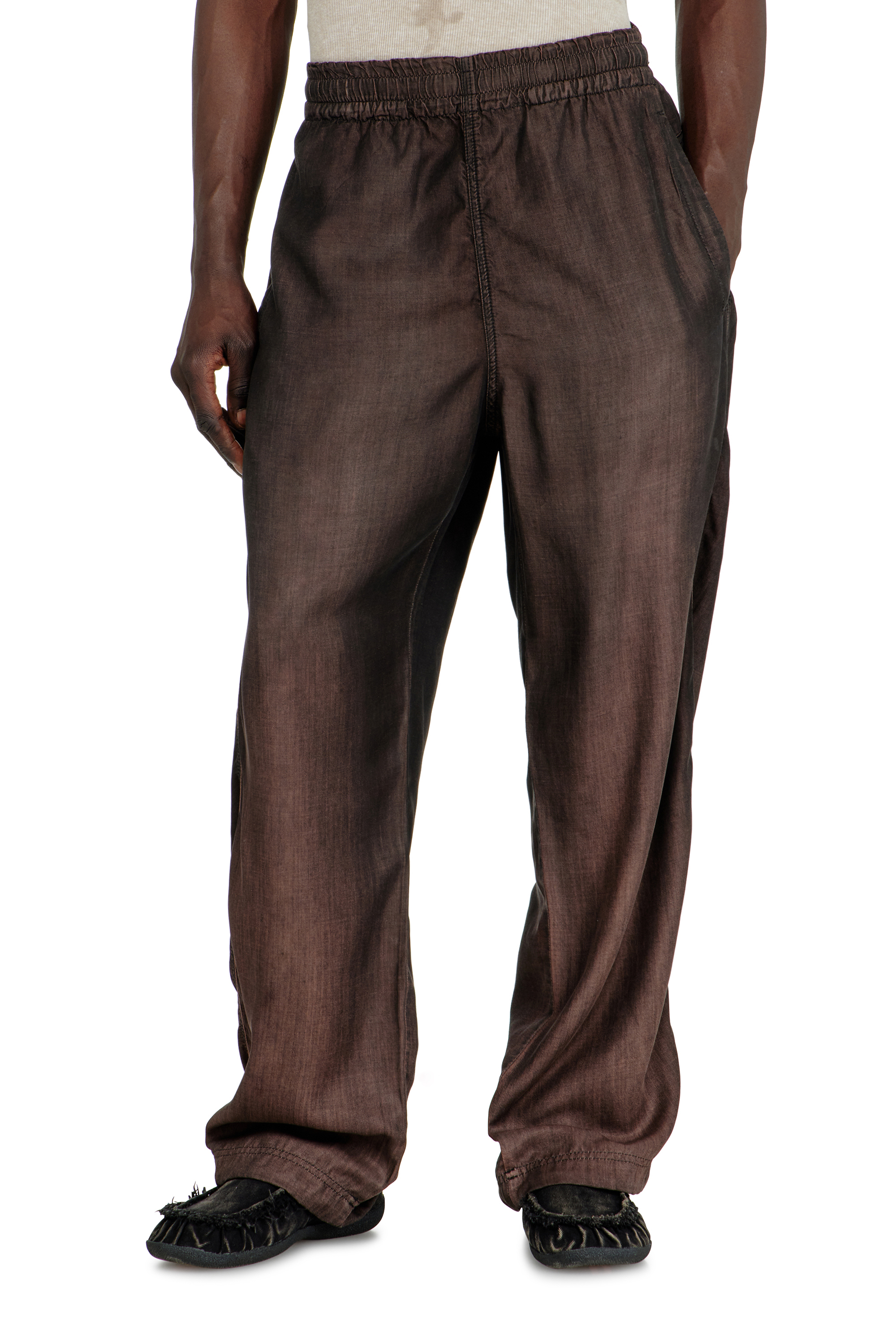 Diesel - Unisex Relaxed Jeans D-Roder 068YF, Dunkelbraun - 2