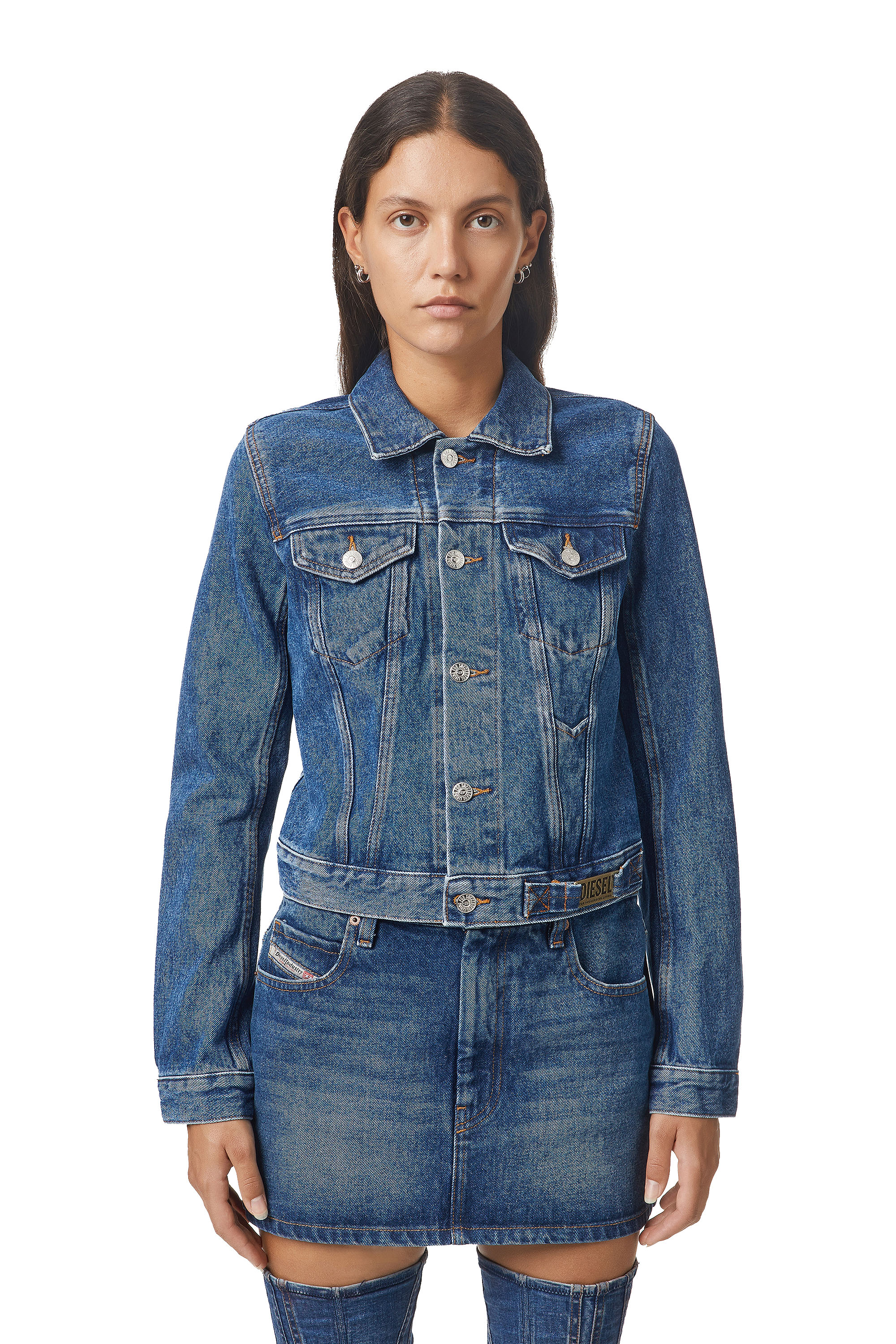 DE-LIMMY, Mittelblau - Denim jacken