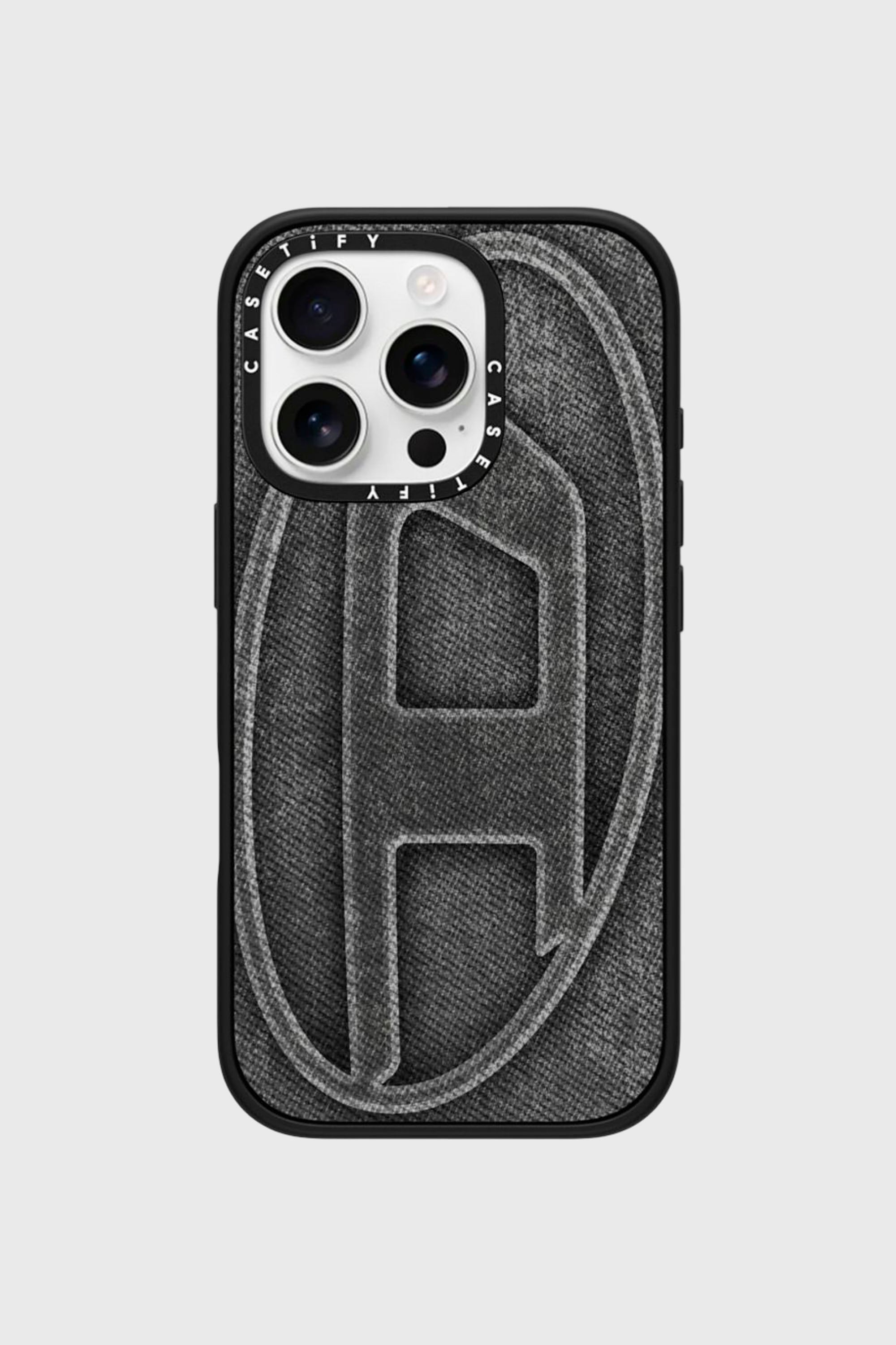 Diesel - 60577 MOULDED CASE, Unisex H&uuml;lle Oval D impact f&uuml;r iPhone 16 Pro in Schwarz - 1