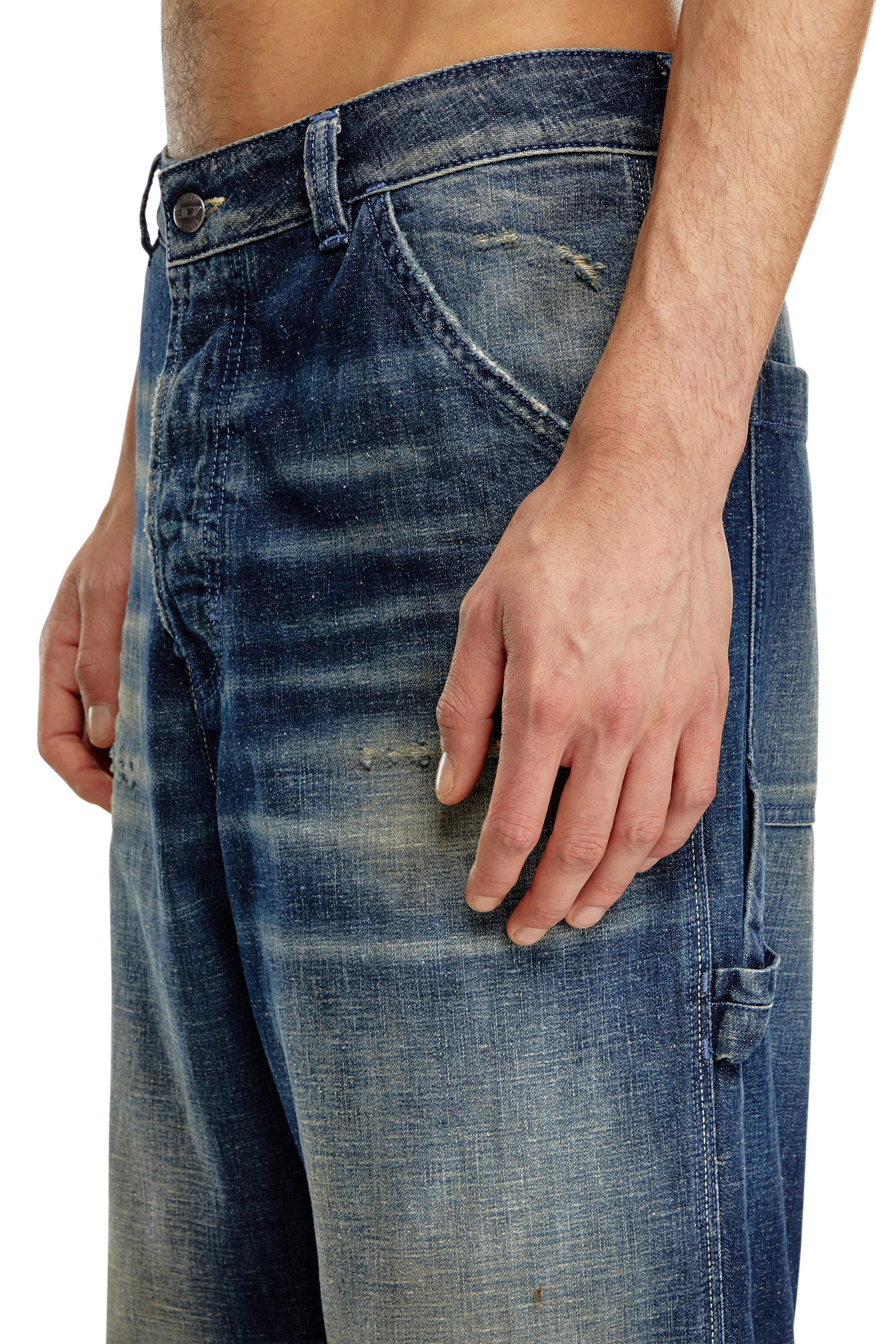 Diesel - Herren Relaxed Jeans D-Livery 09J91, Dunkelblau - 3