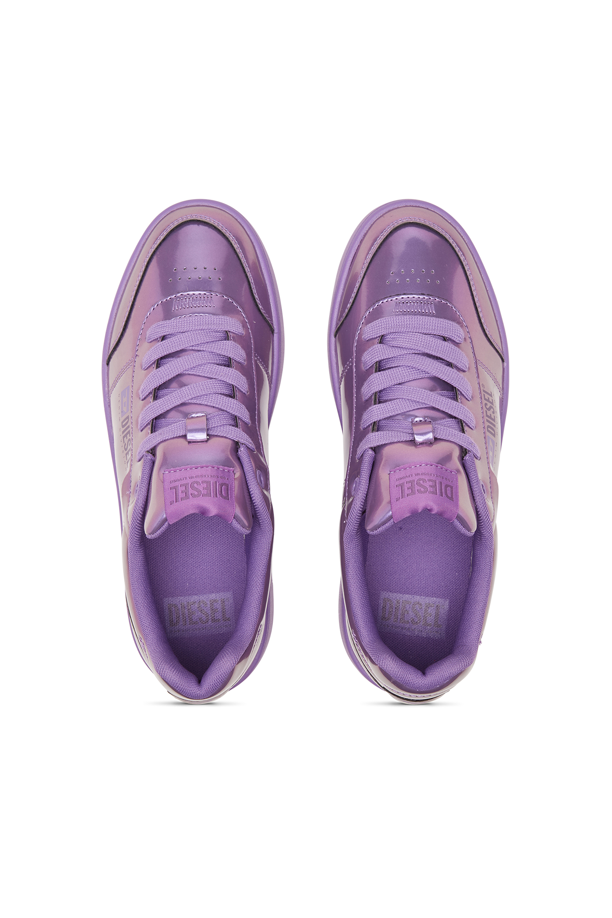 Diesel - S-ATHENE BOLD VTG W, Damen S-Athene-Irisierende Sneakers mit Plateausohle in Violett - 5