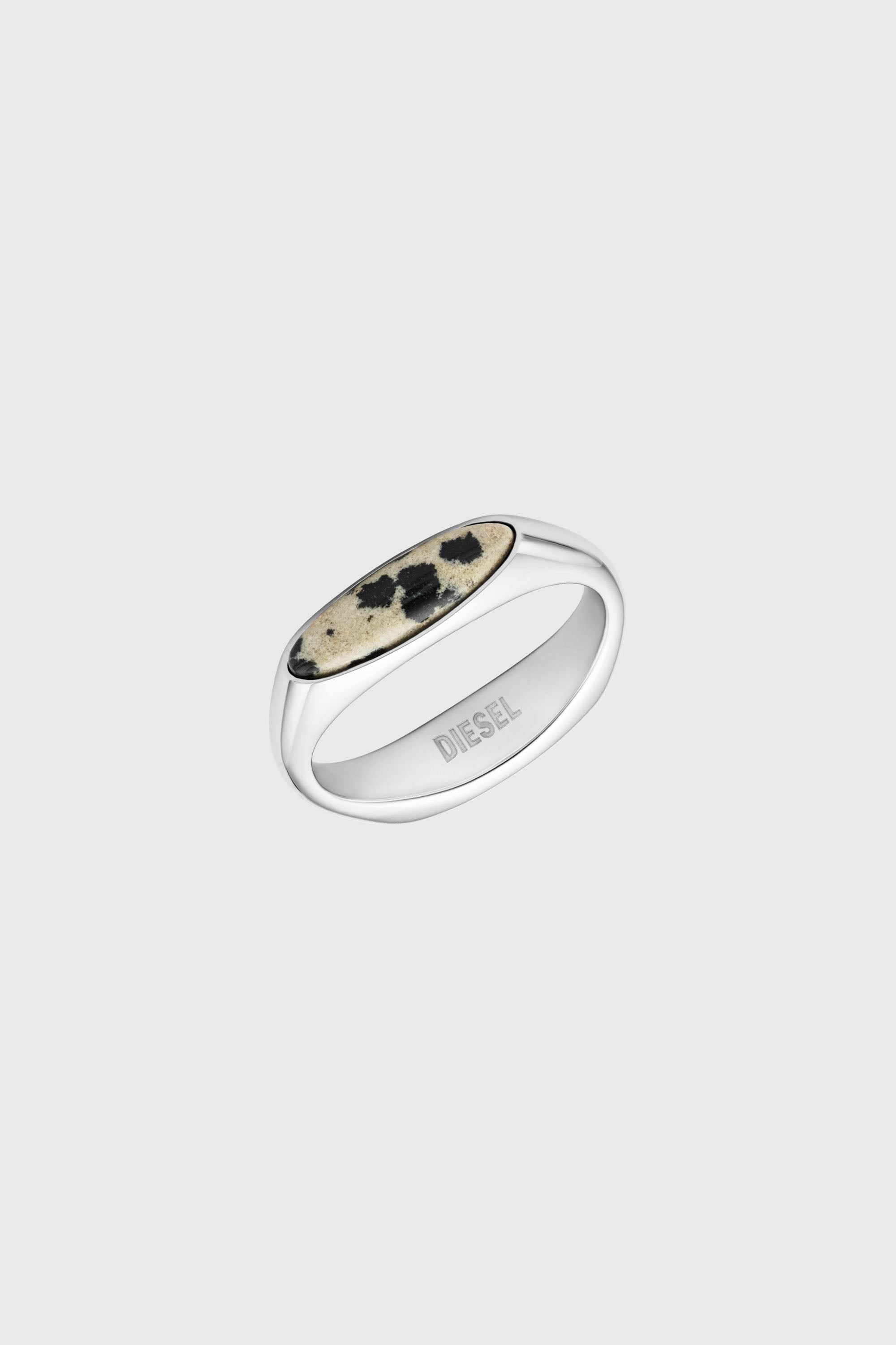 Diesel - DX167940 JEWELLERY, Unisex Siegelring aus Edelstahl in Silber - 2