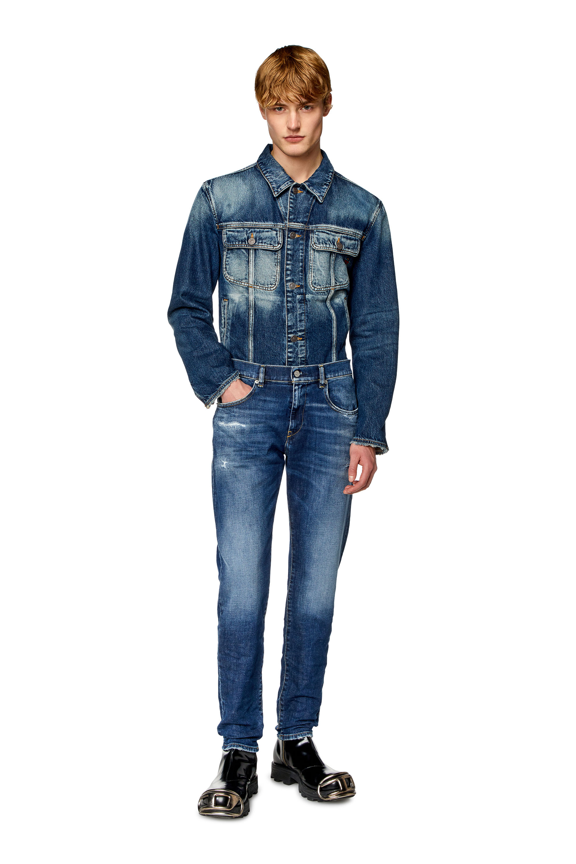 Diesel - Slim Jeans 2019 D-Strukt E9B90, Hellblau - Image 1