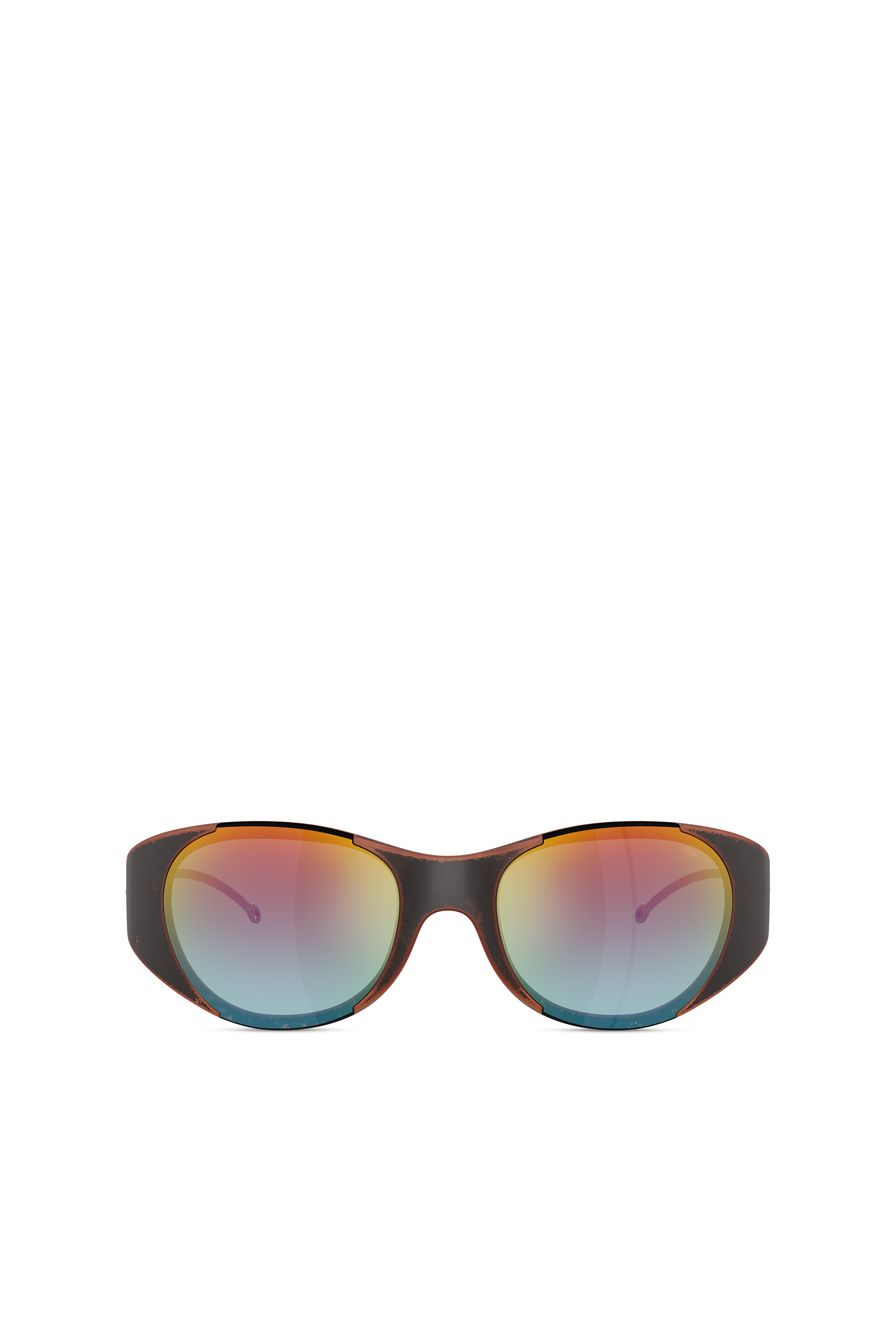 Diesel - 0DL3003, Unisex Ovale Sonnenbrille in Orange/Grau - 1