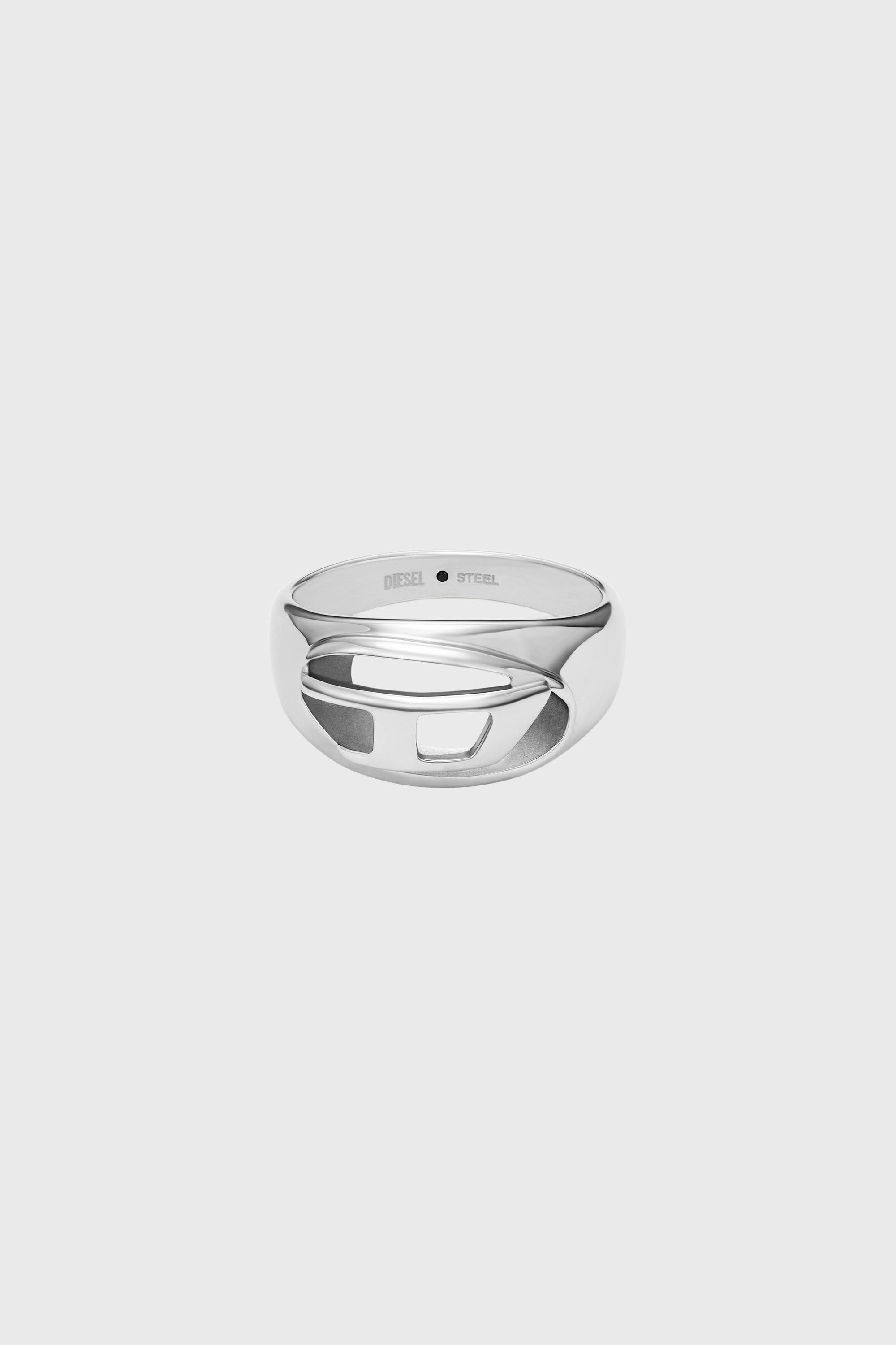 Diesel - DX1715040, Unisex Bandring aus Edelstahl in Silber - 2