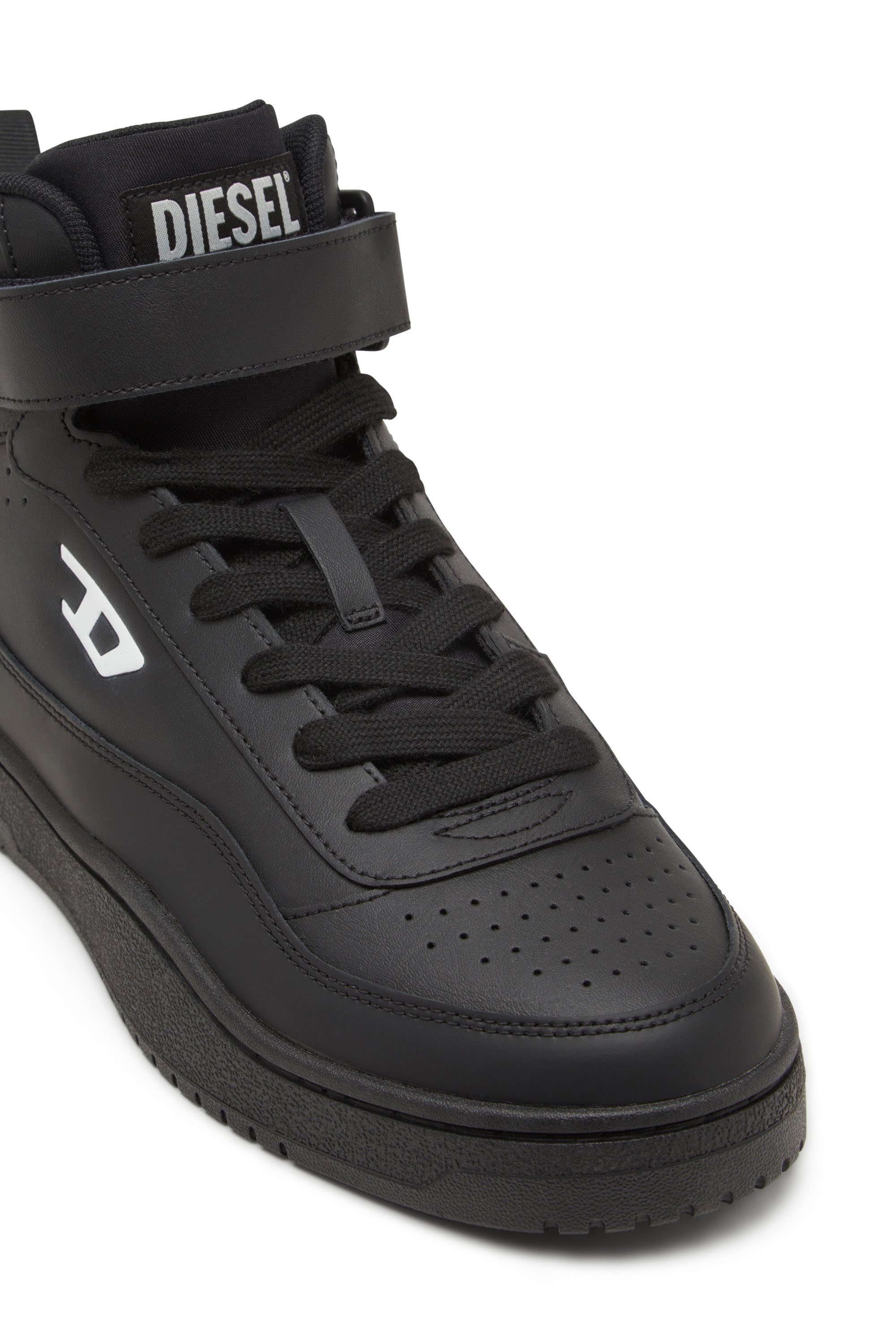 Diesel - S-TRACKER-D MID, Herren S-Tracker-D-Mid-Top-Sneakers in Schwarz - 4