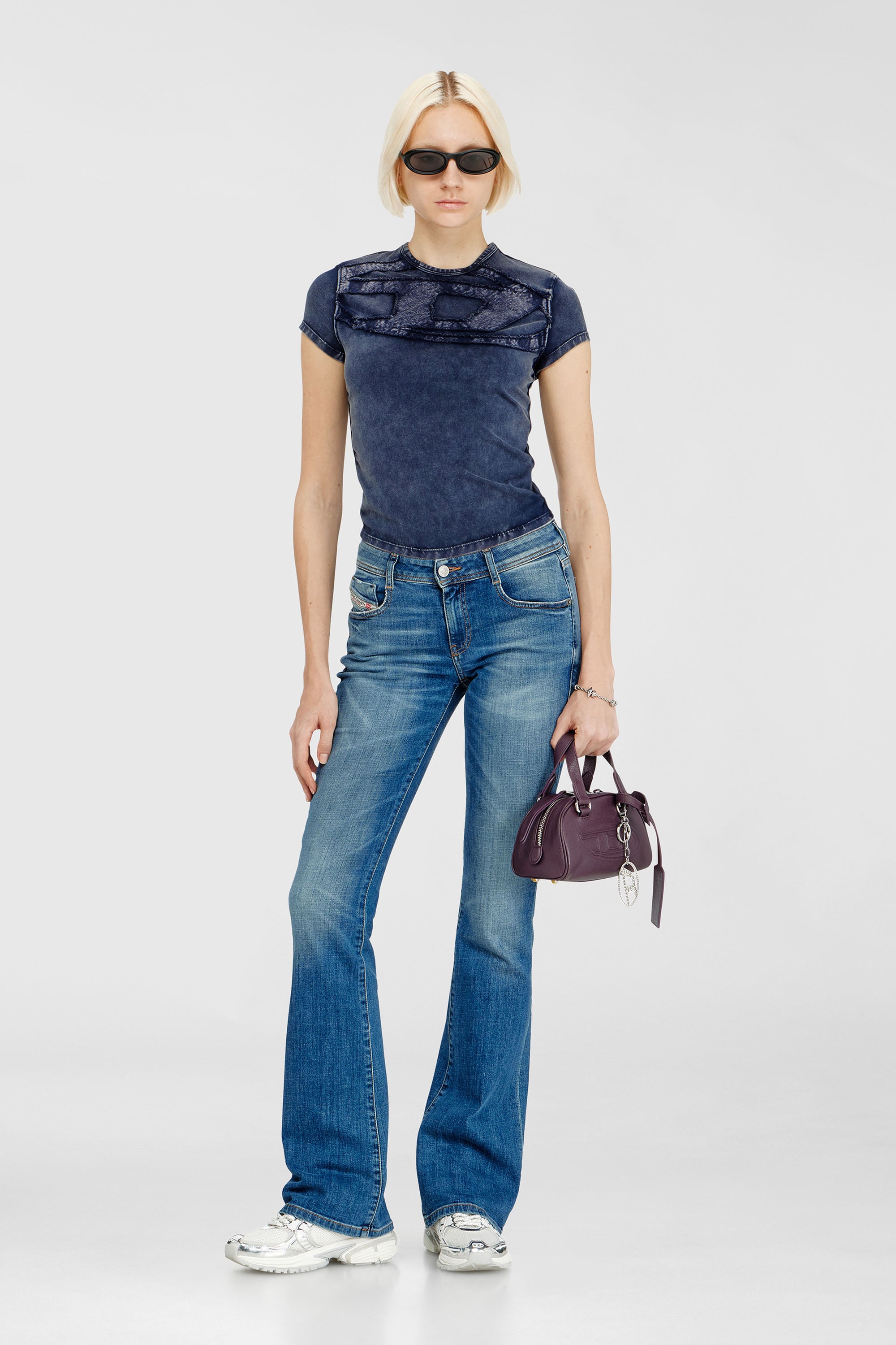 Diesel - Damen Bootcut Jeans 1969 D-Ebbey 09J33, Mittelblau - 1