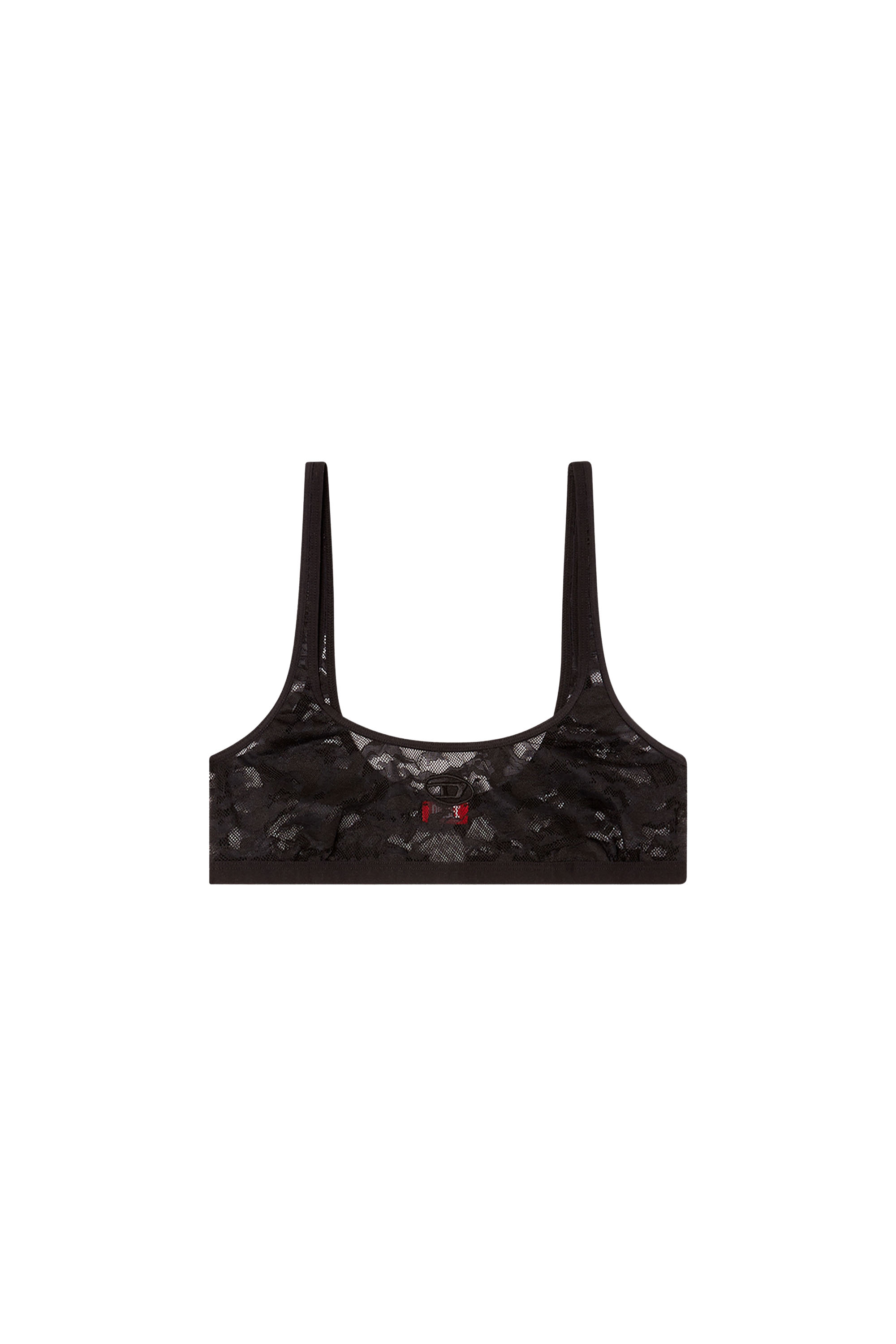 Diesel - KELSI-UTLT, Damen Camouflage-Spitzen-Bralette in Schwarz - 4