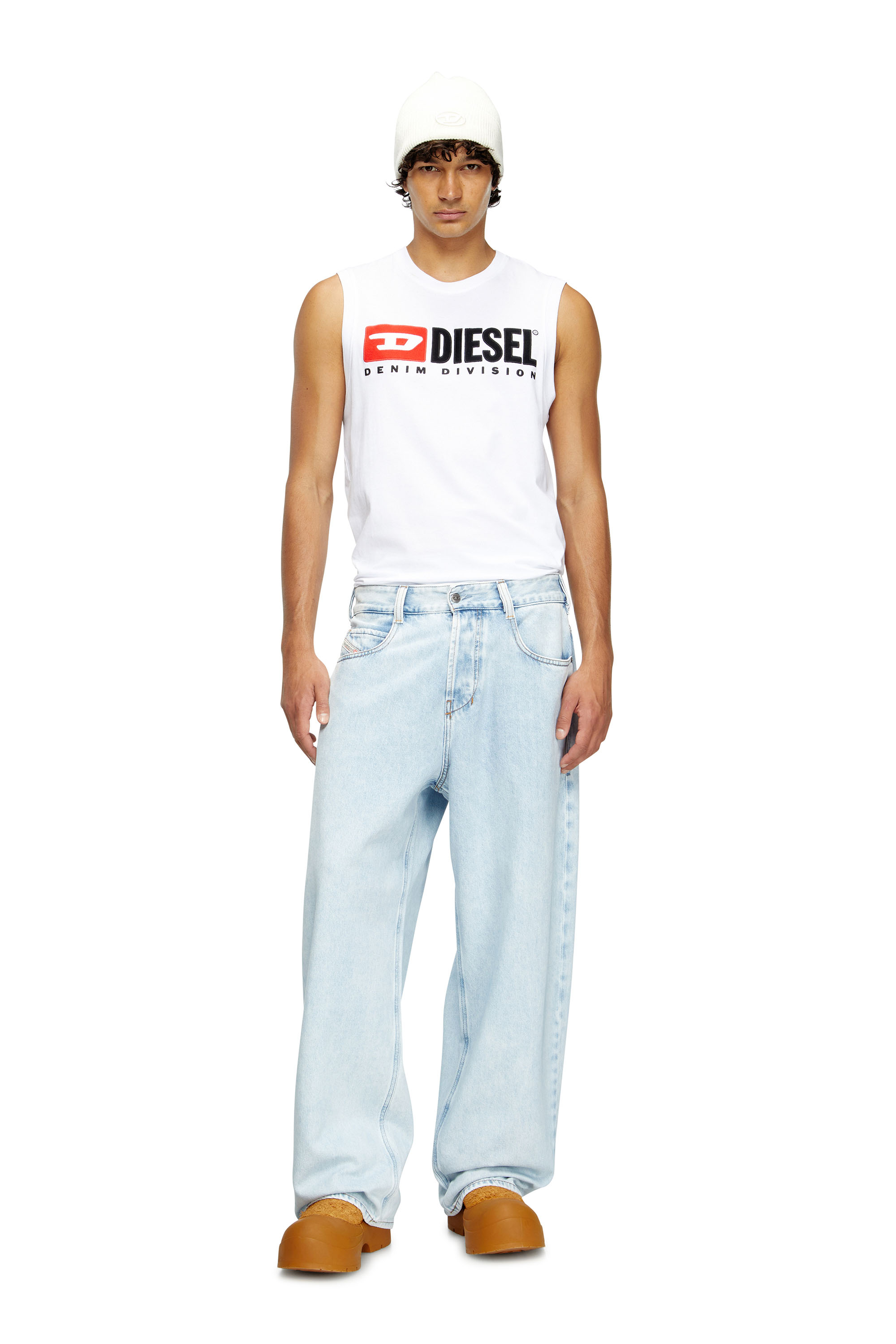 Diesel - Unisex Relaxed Jeans 1997 D-Enim 09M74, Hellblau - 2
