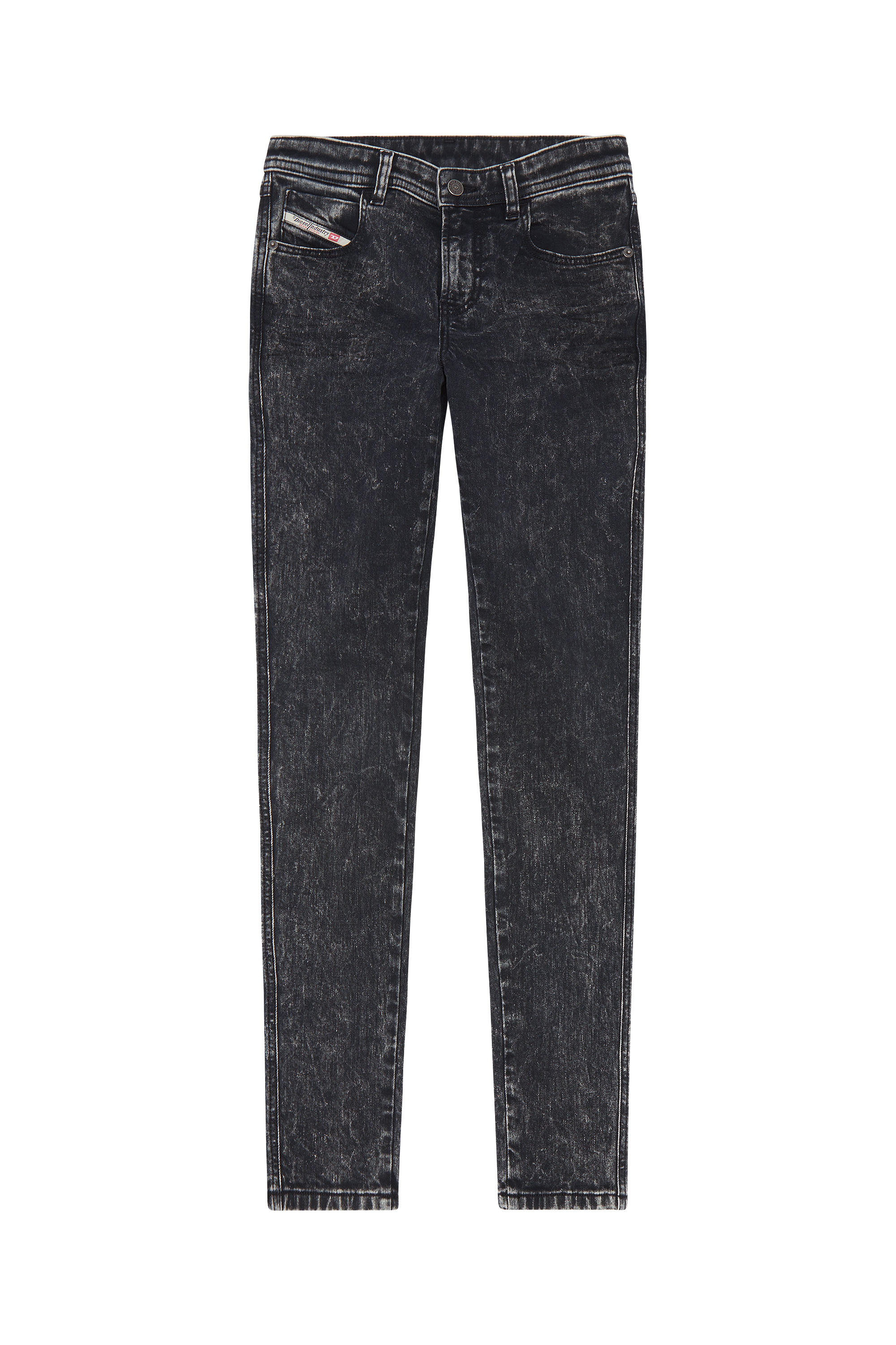 Diesel - Skinny Jeans 2015 Babhila 0ENAN, Schwarz/Dunkelgrau - Image 6