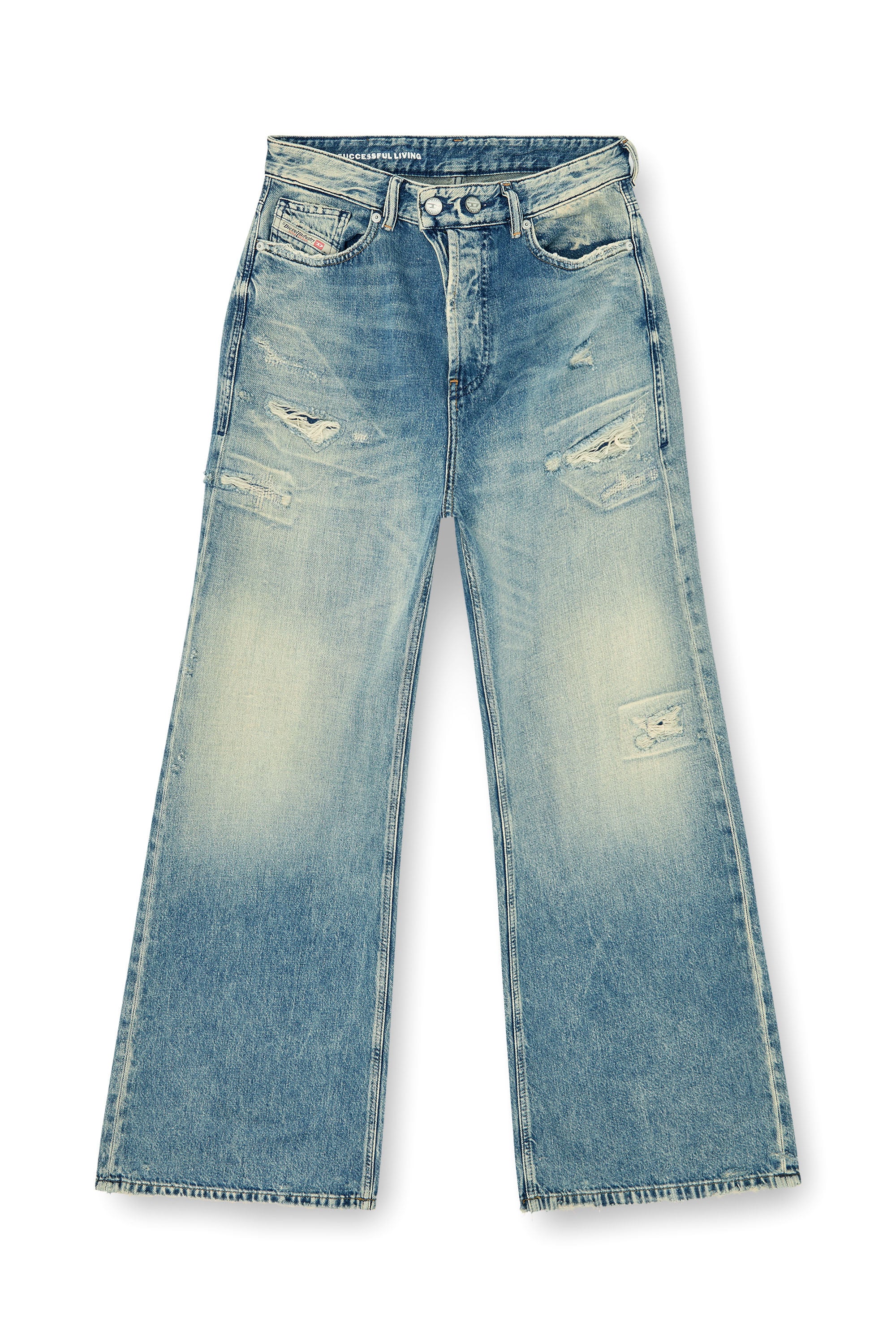 Diesel - Damen Relaxed Jeans 1996 D-Sire 09P62, Mittelblau - 3