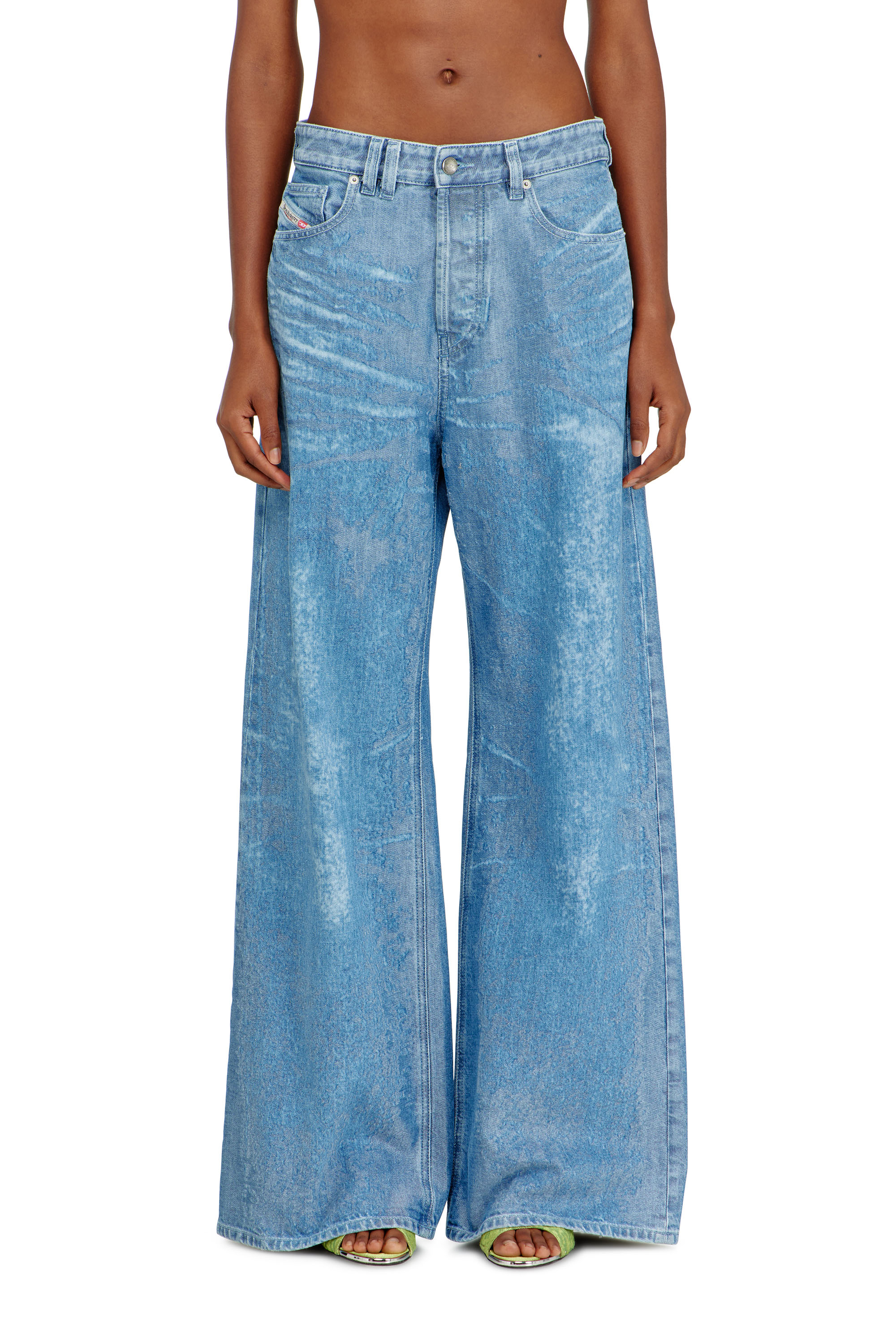 Diesel - Damen Relaxed Jeans 1996 D-Sire 09P23, Hellblau - 3