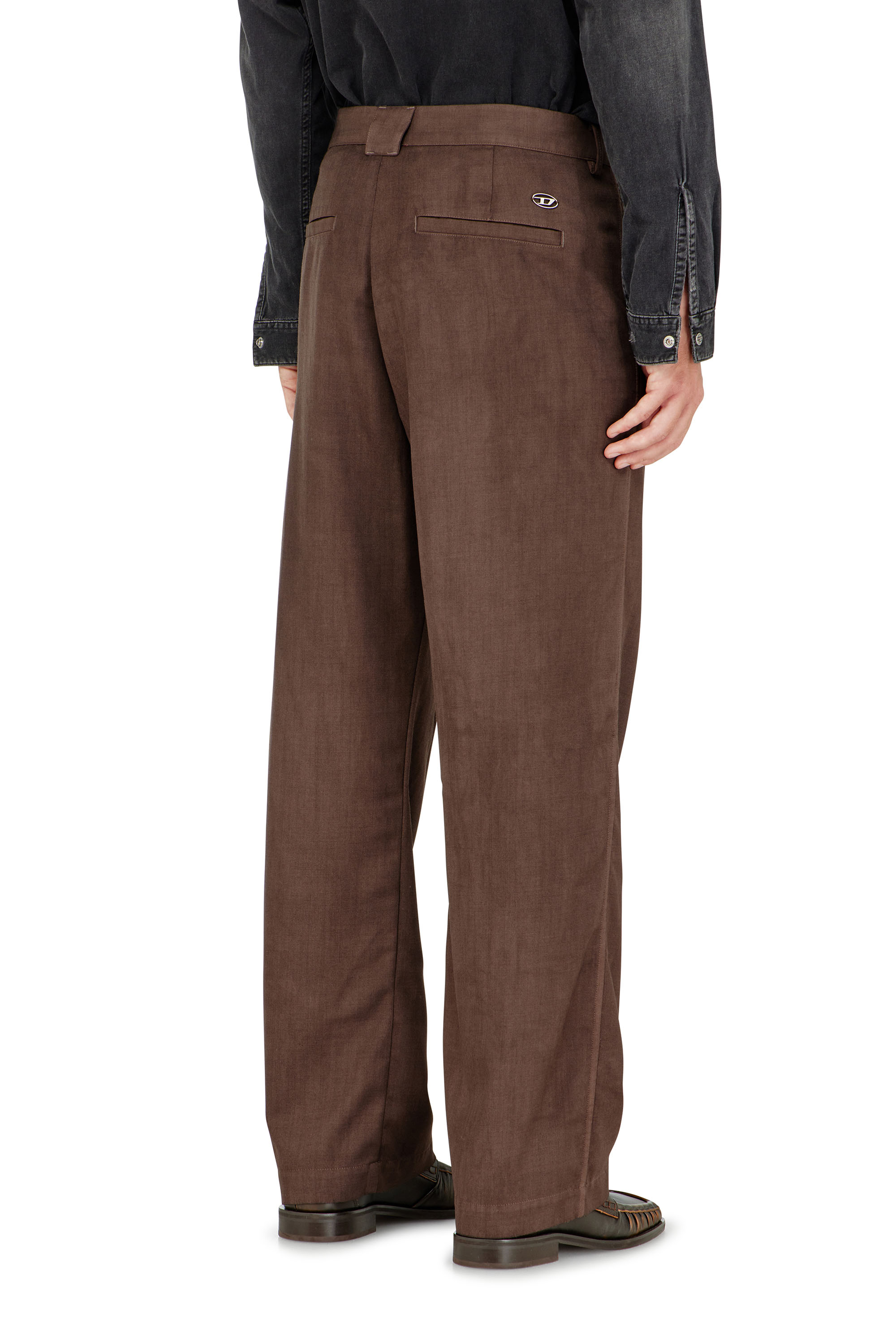 Diesel - P-HANT-CHINO-AECB, Herren Chinohose aus leichter stretch-wolle in null - 3