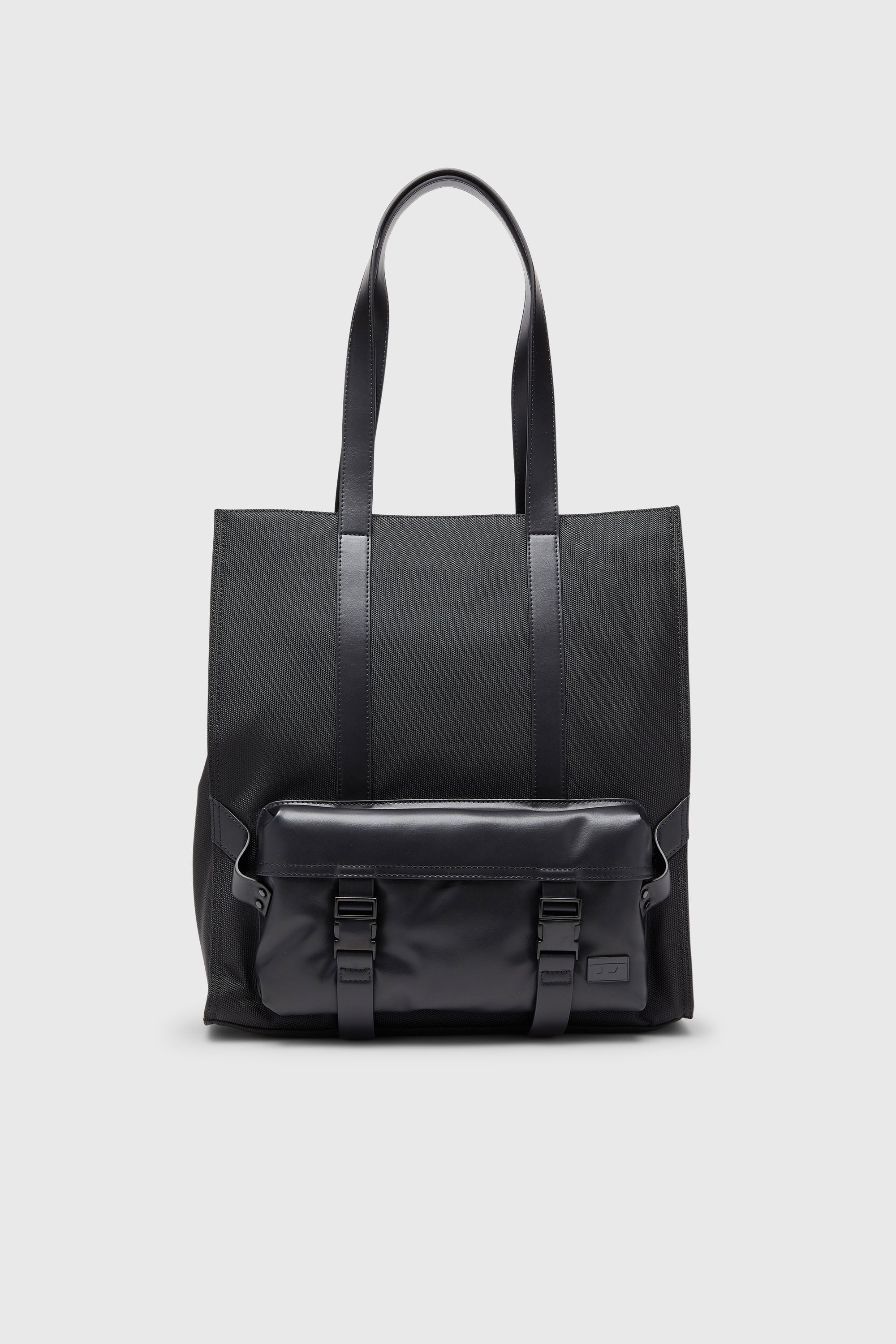 Diesel - MULTI-PKTS TOTE X, Unisex Multi-Pkts - Einkaufstasche mit Klappentasche und zip in Schwarz - 1