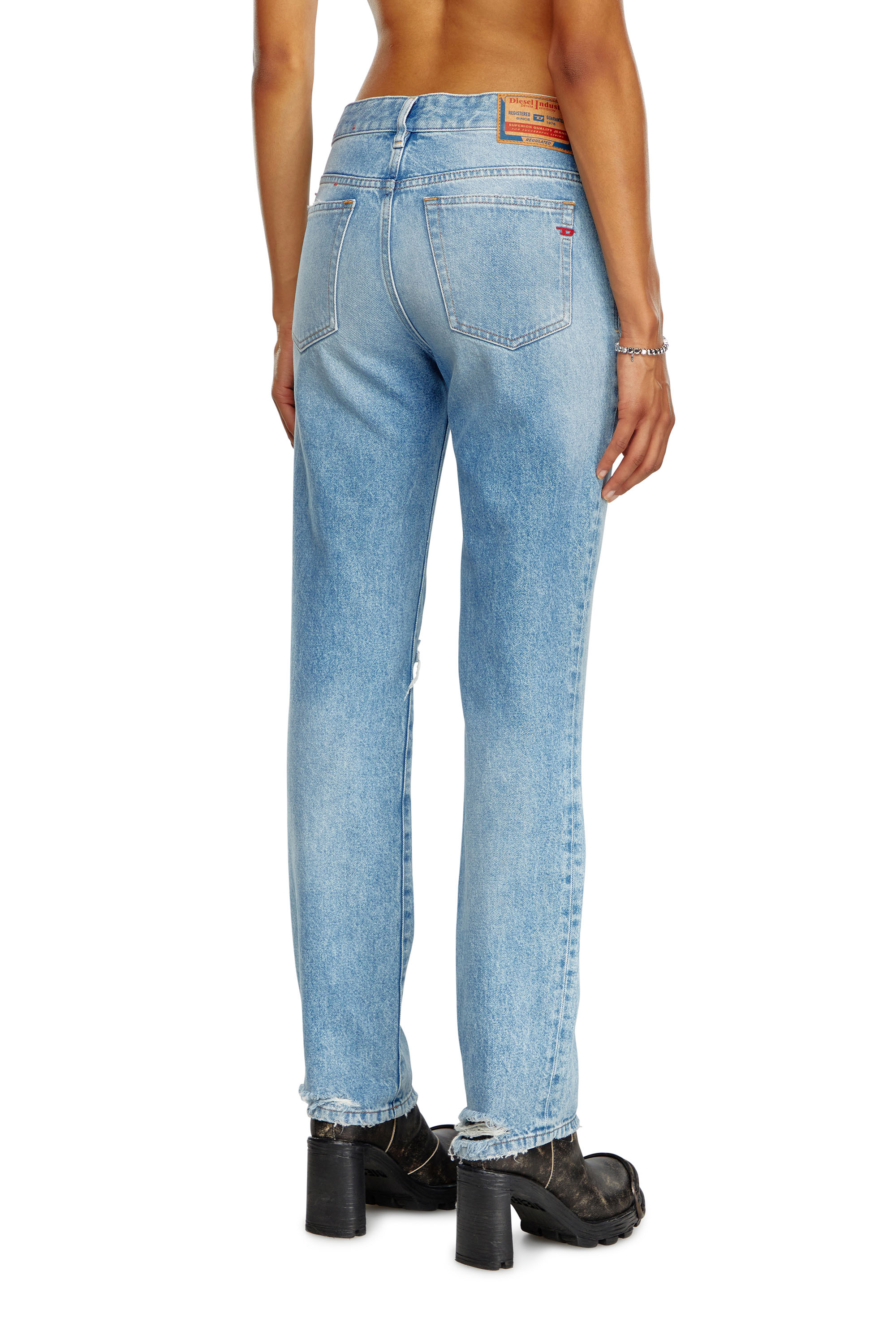 Diesel - Damen Regular Jeans 1989 D-Mine 09J80, Hellblau - 4