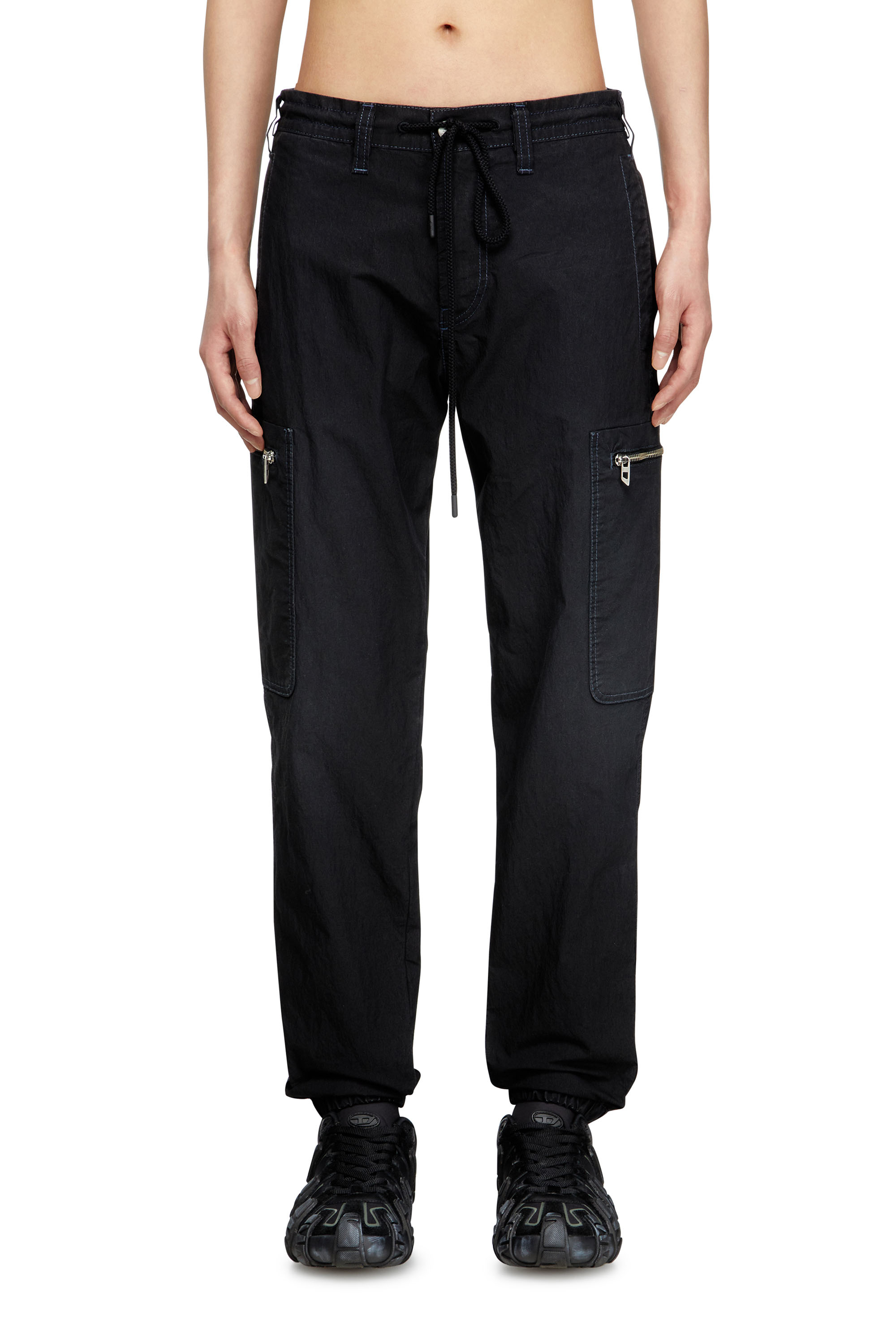 Diesel - Unisex Slim D-Lab JoggJeans® 068SJ, Schwarz/Dunkelgrau - 1