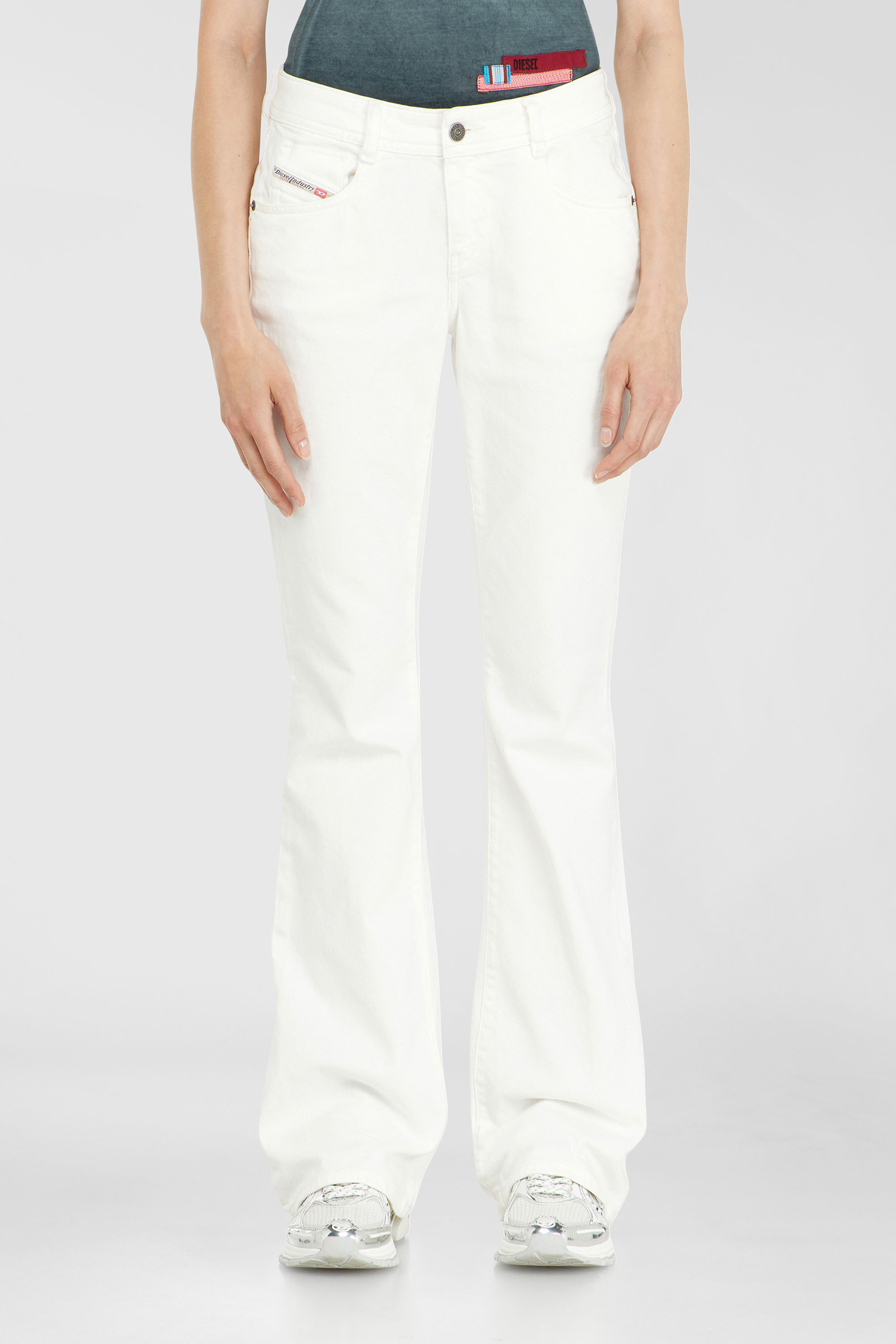 Diesel - Woman's Bootcut Jeans 1969 D-Ebbey 09D63, White - 1
