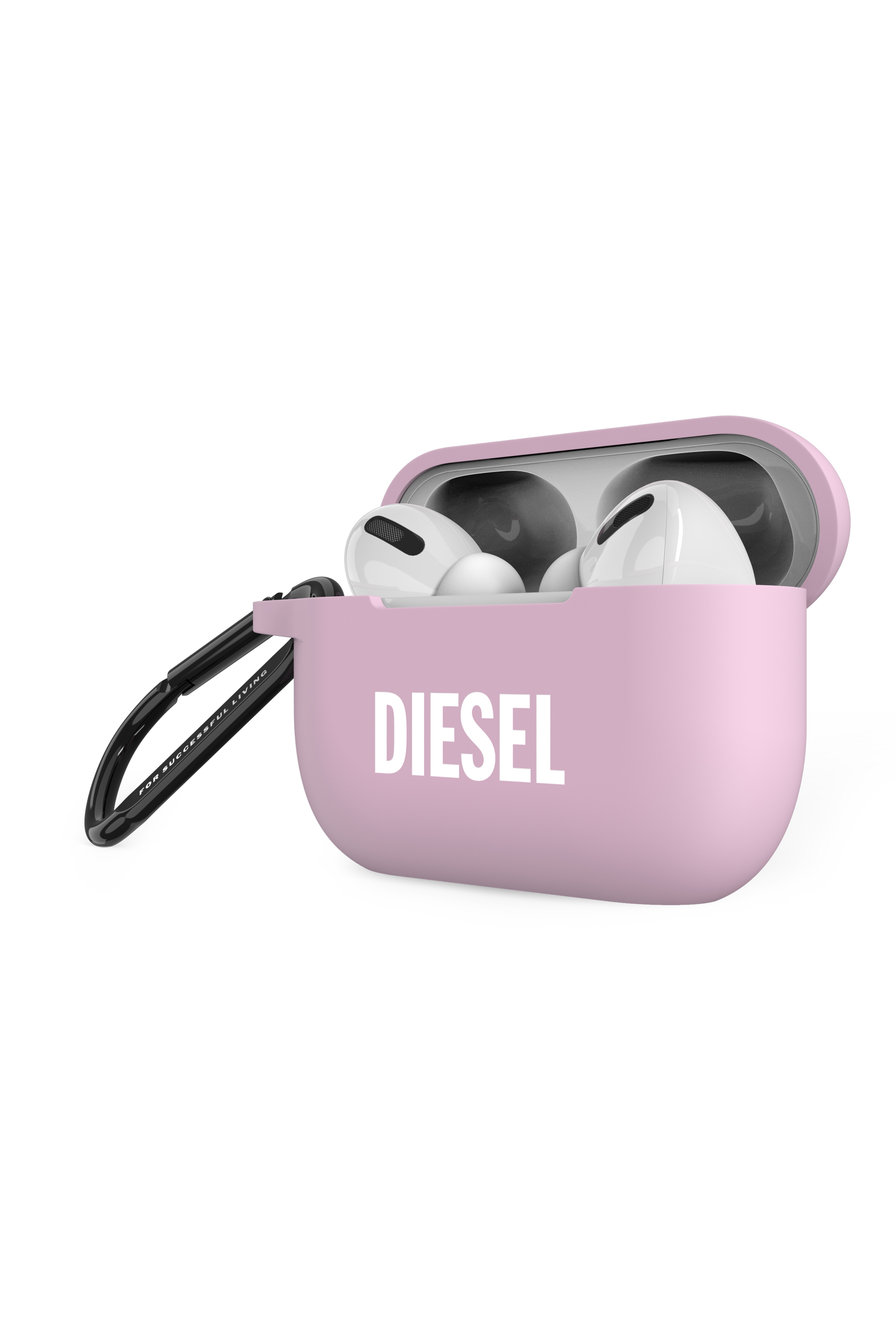 Diesel - 49862 AIRPOD CASE, Unisex Silikon Airpod-Etui für AirPods Pro in Rosa - 3