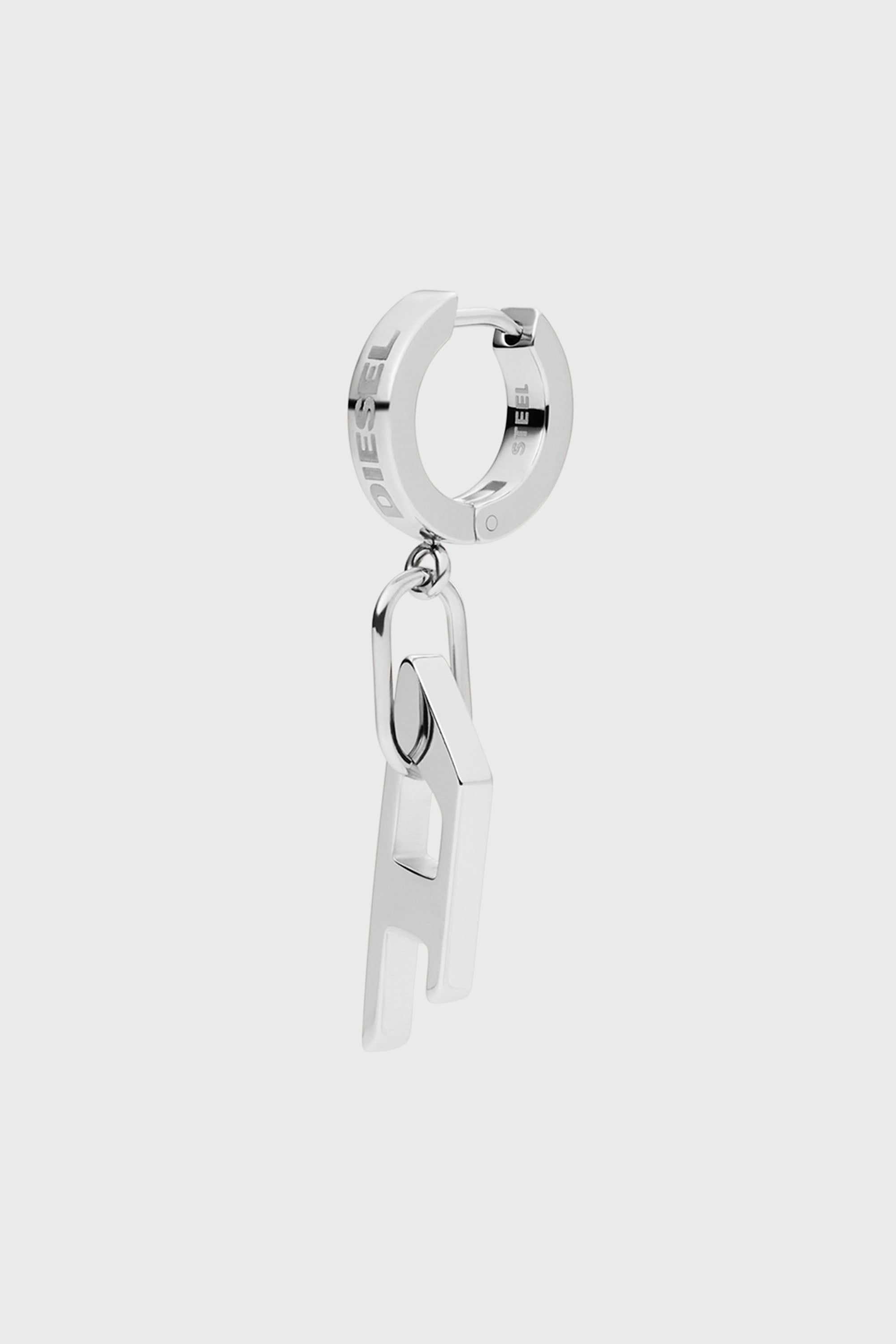 Diesel - DX1336, Unisex Edelstahlkreole in Silber - 1