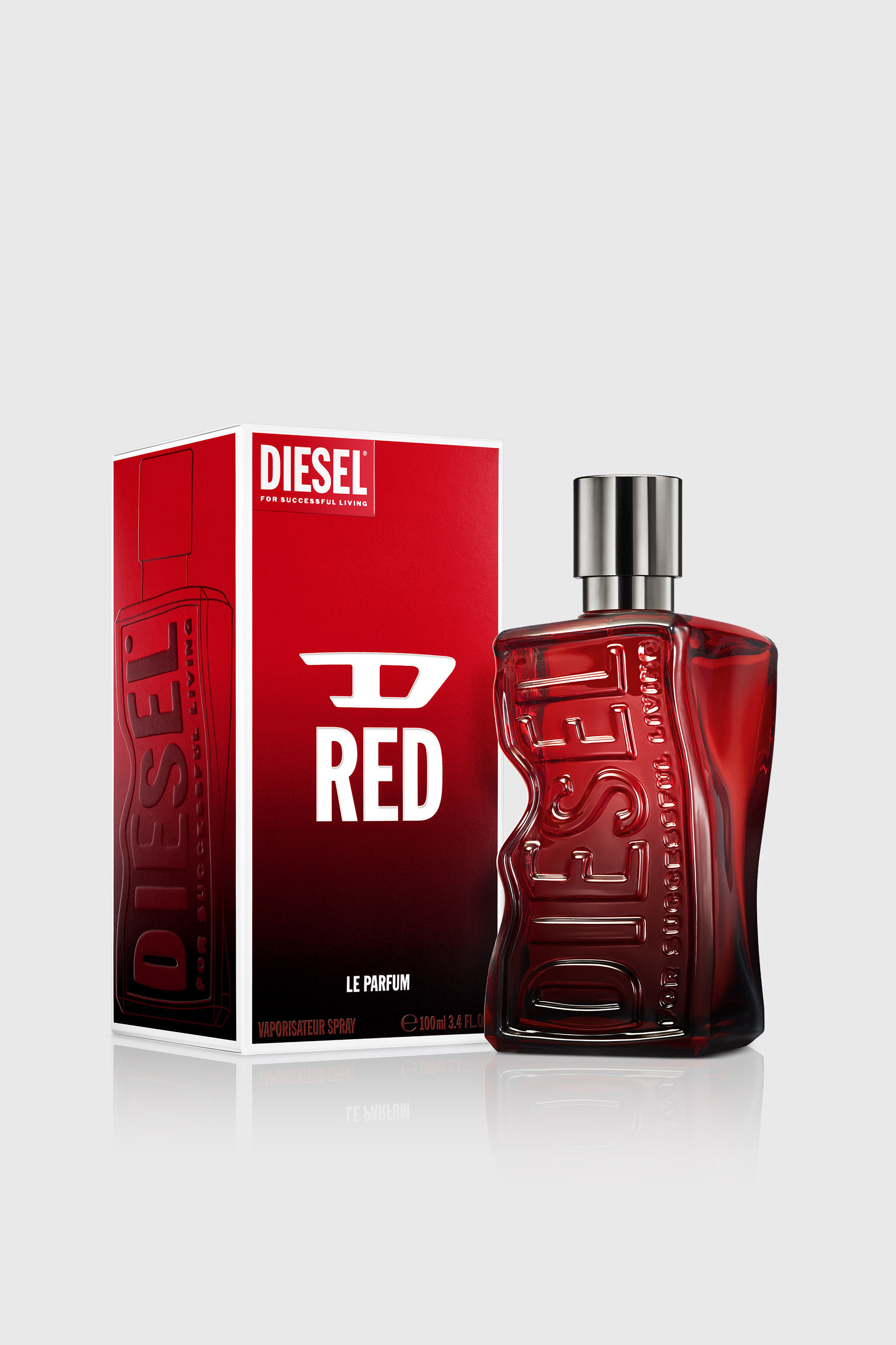 Diesel - LF123200 D RED EAU DE PARFUM INTENSE 100ML FRAGRANCE, Herren D RED Le Parfum  100ml in Rot - 2
