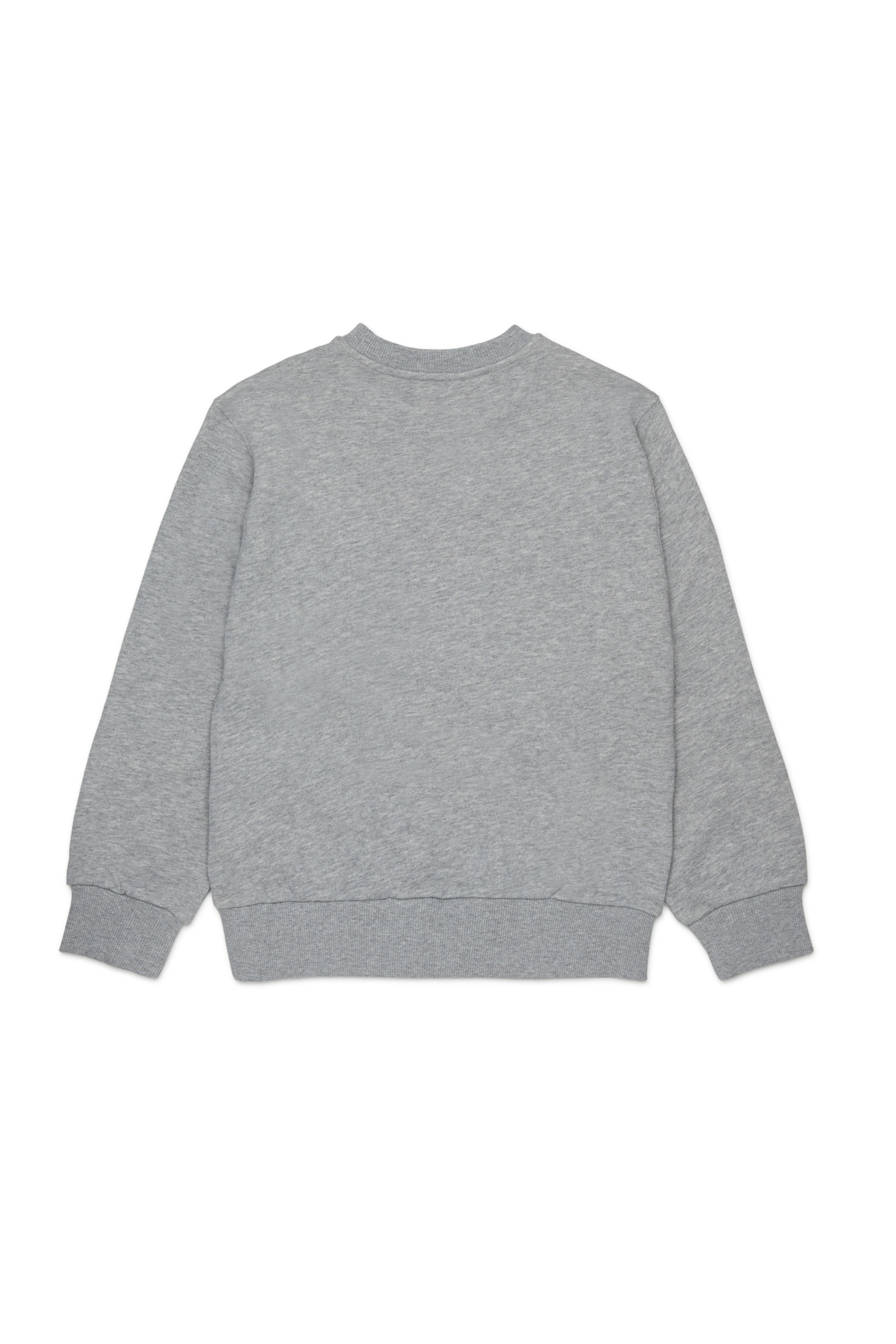 Diesel - SXGIN OVER, Unisex Sweatshirt mit kleinem Logo-Aufn&auml;her in Grau - 2