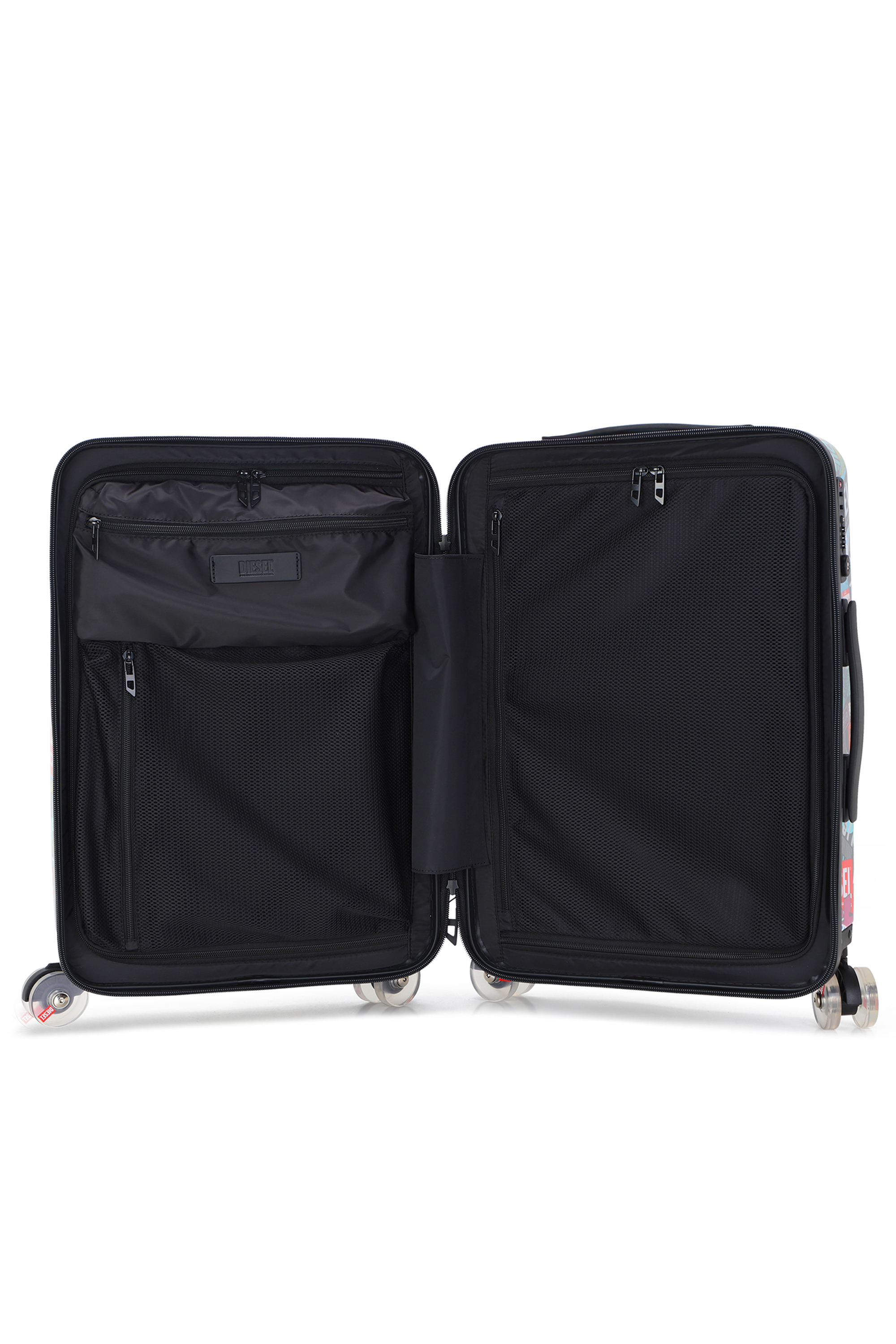 Diesel - DIESEL PC PRINTED TROLLEY-STICKERS- DSL0, Unisex Koffer im Sticker-Stil Gr&ouml;&szlig;e S in Bunt - 4