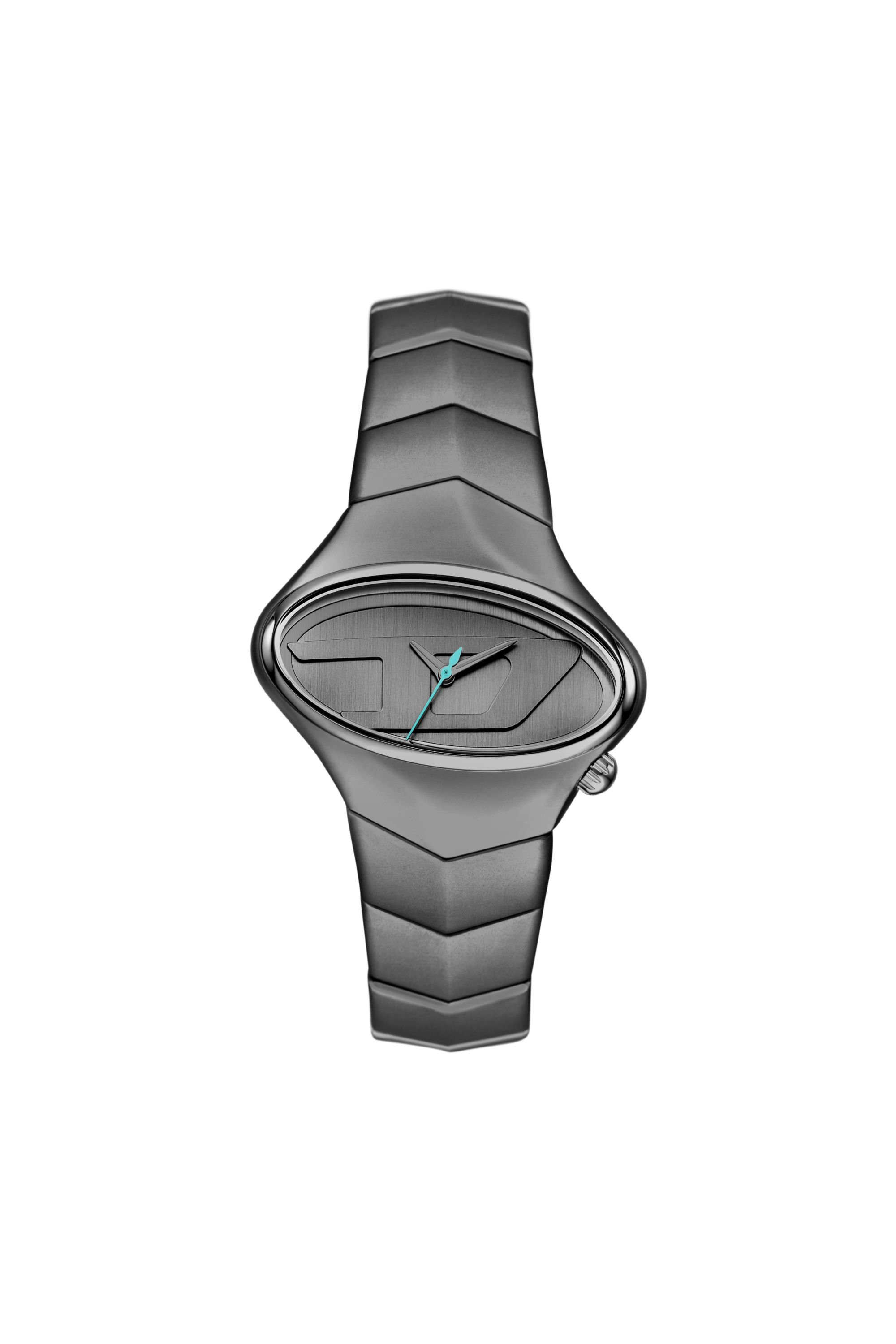 Diesel - DZ2229 WATCH, Man's D-Rush gunmetal Stainless steel watch in Dark grey - 1