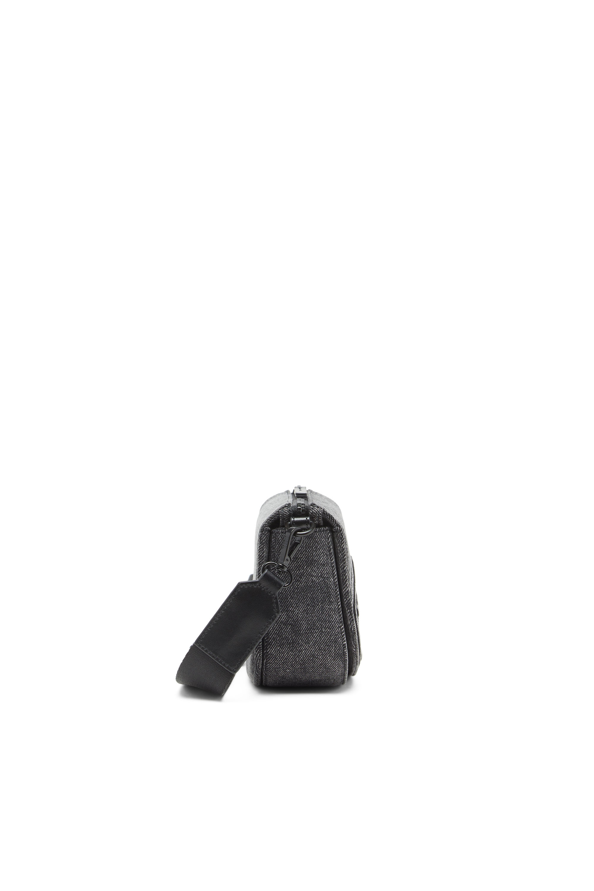 Diesel - 1DR CAMERA BAG, Unisex 1DR-Kameratasche aus gewaschenem Denim in Jeansgrau - 4