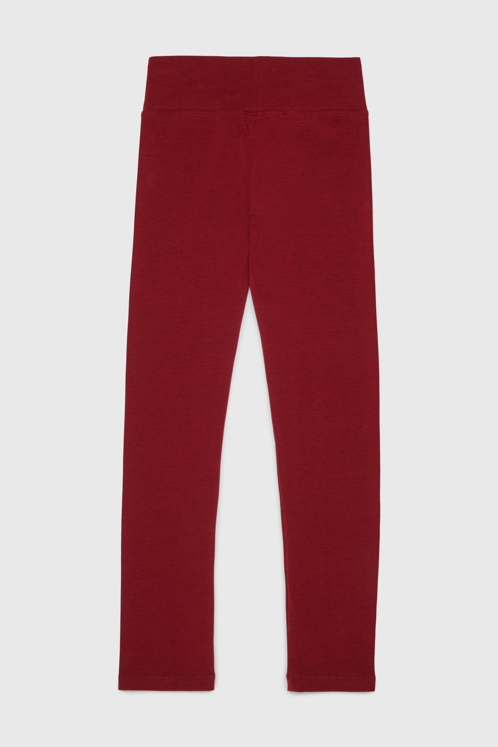 Diesel - PCEFY, Damen Baumwoll-Leggings mit abgeschnittenem Logo in Rot - 2