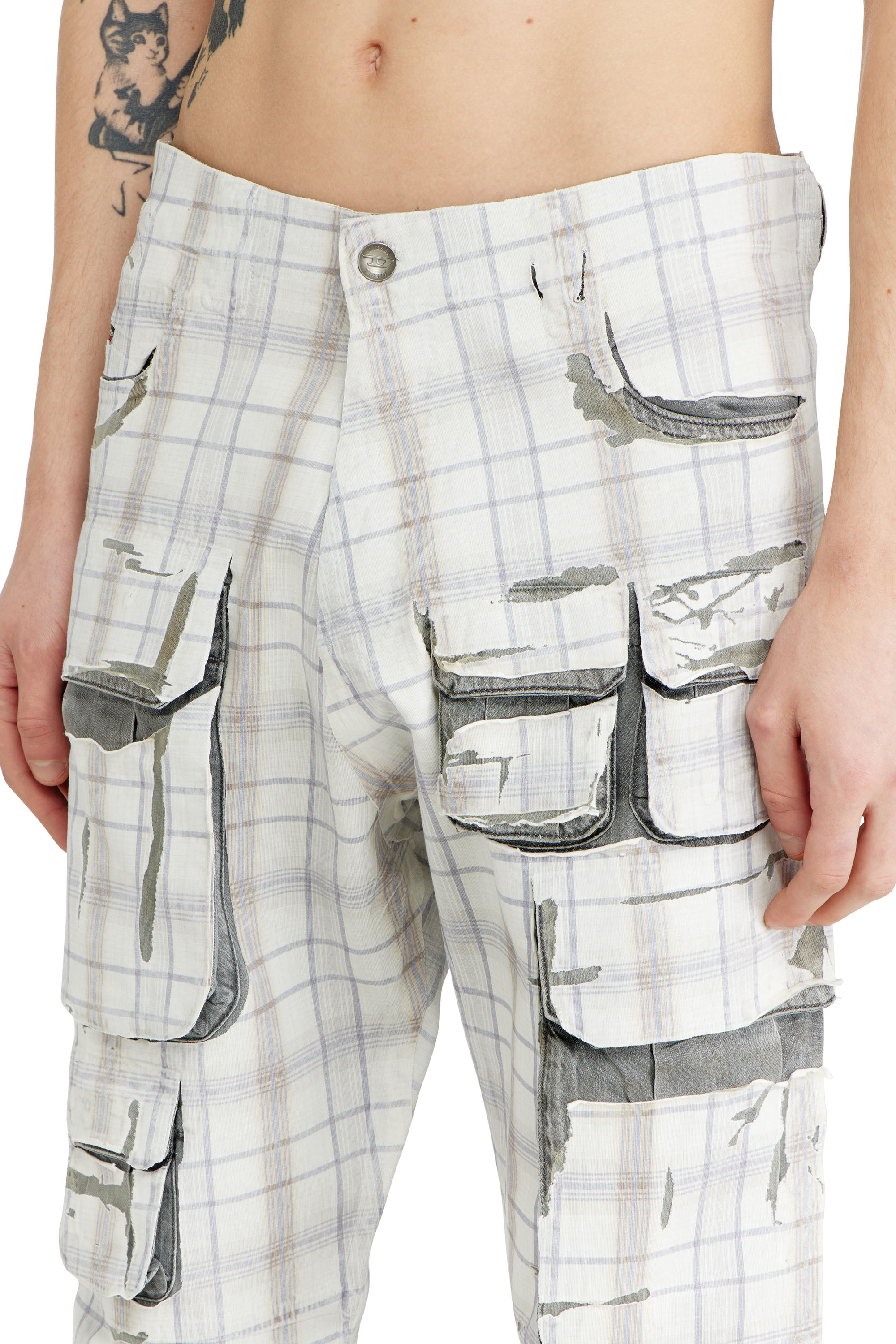 Diesel - Herren Slim Jeans D-DAREK 068WA, Hellgrau - 4