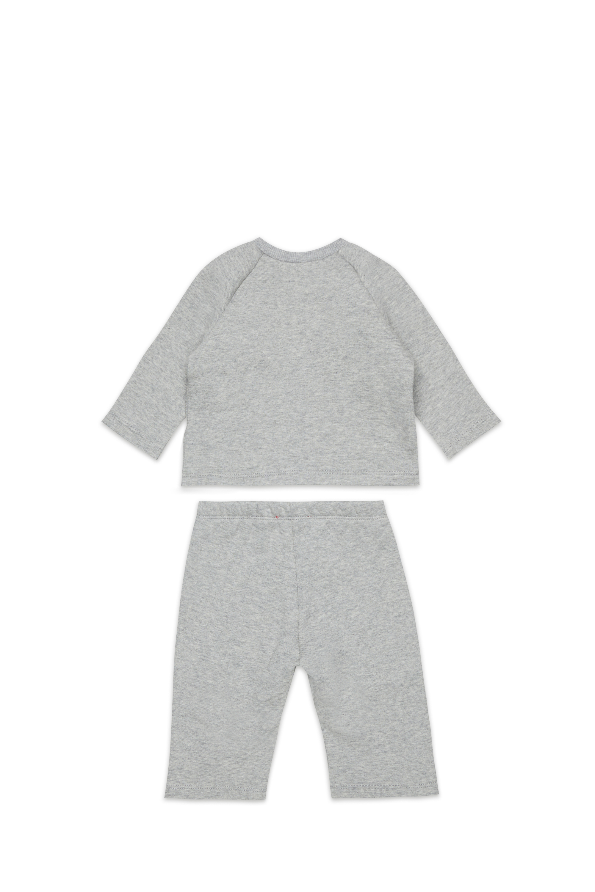 Diesel - SLUPY-SET-NB, Unisex Neugeborenen-Set mit Logo-Print in Grau - 2