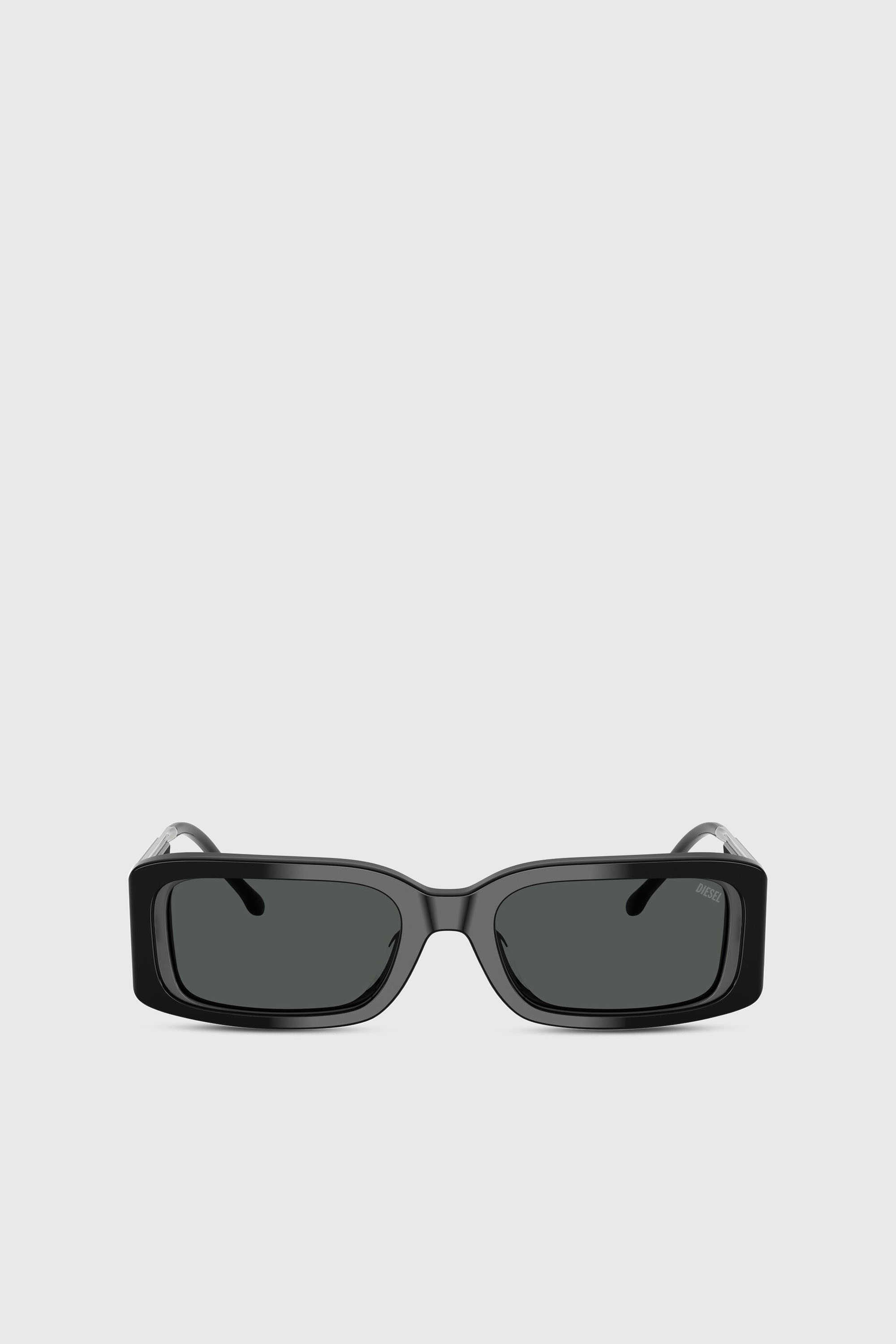Diesel - 0DL2017U, Unisex Rechteckige Sonnenbrille in Schwarz - 1