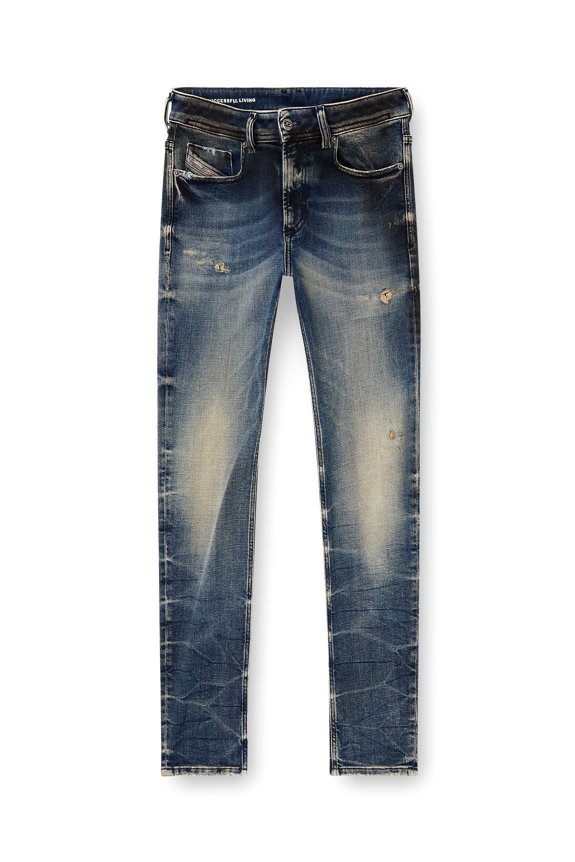 Diesel - Herren Skinny Jeans 1979 Sleenker 09N15, Mittelblau - 3