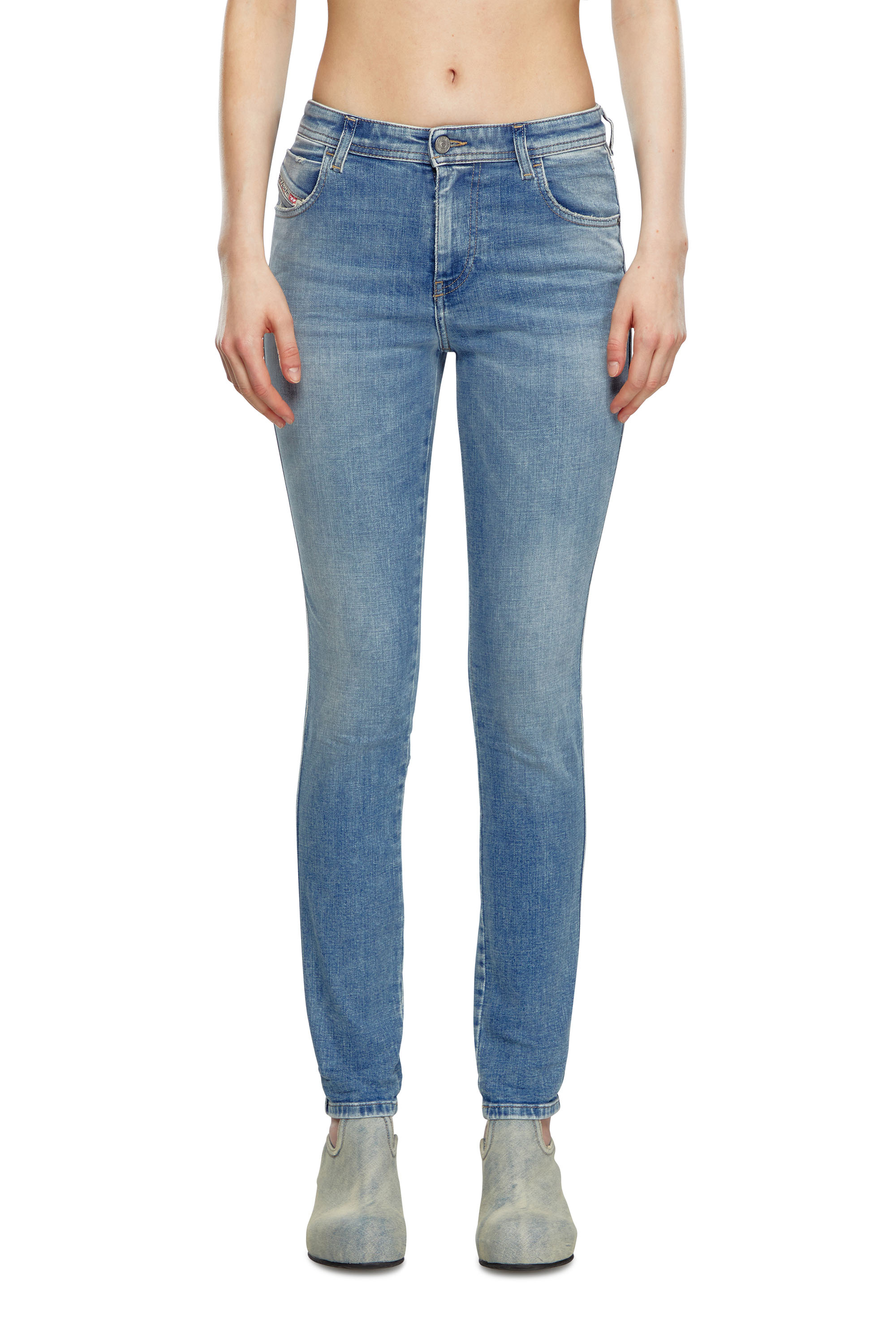 Diesel - Damen Skinny Jeans 2015 Babhila 09J21, Hellblau - 3
