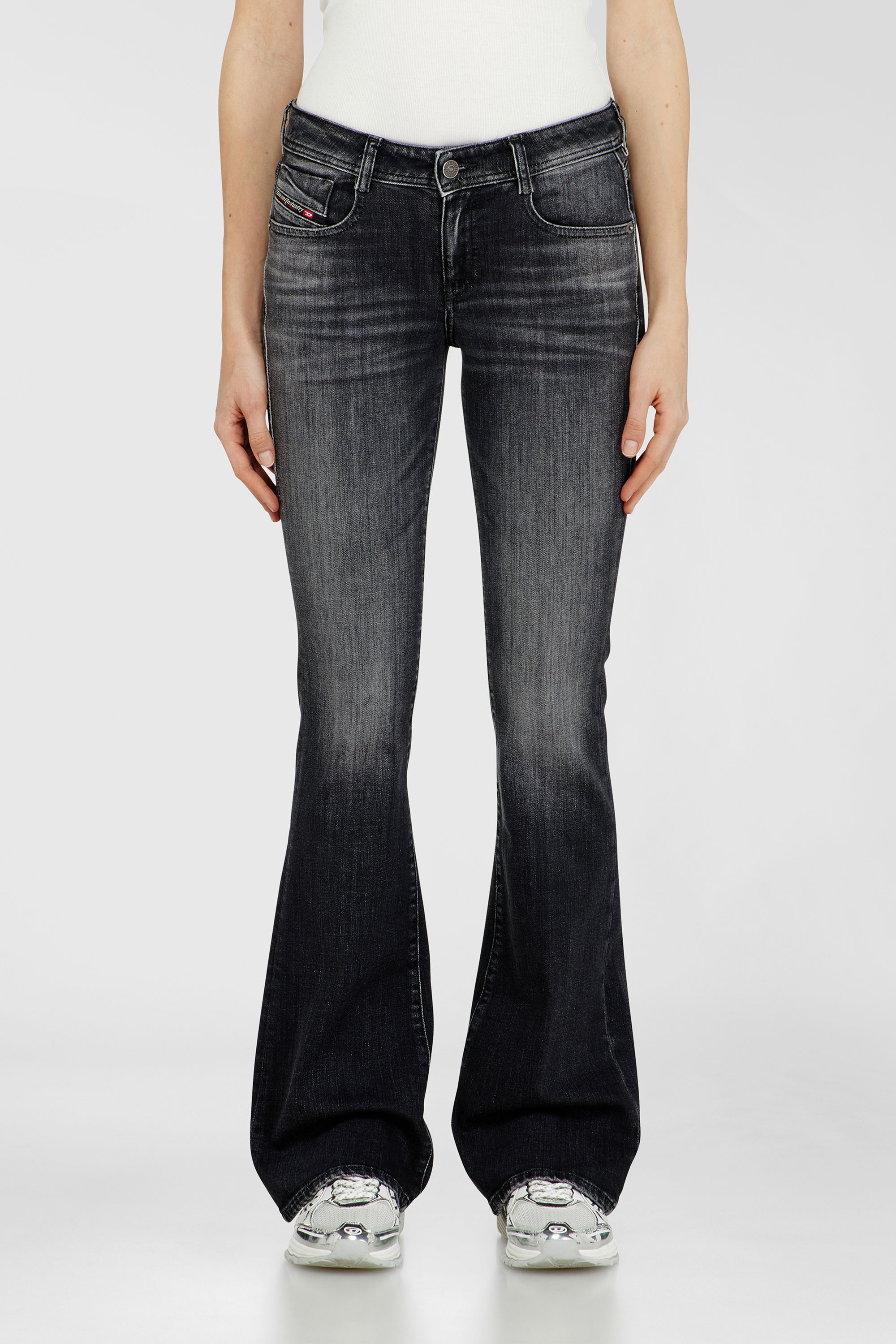 Diesel - Damen Bootcut Jeans 1969 D-Ebbey 09L98, Schwarz/Dunkelgrau - 2