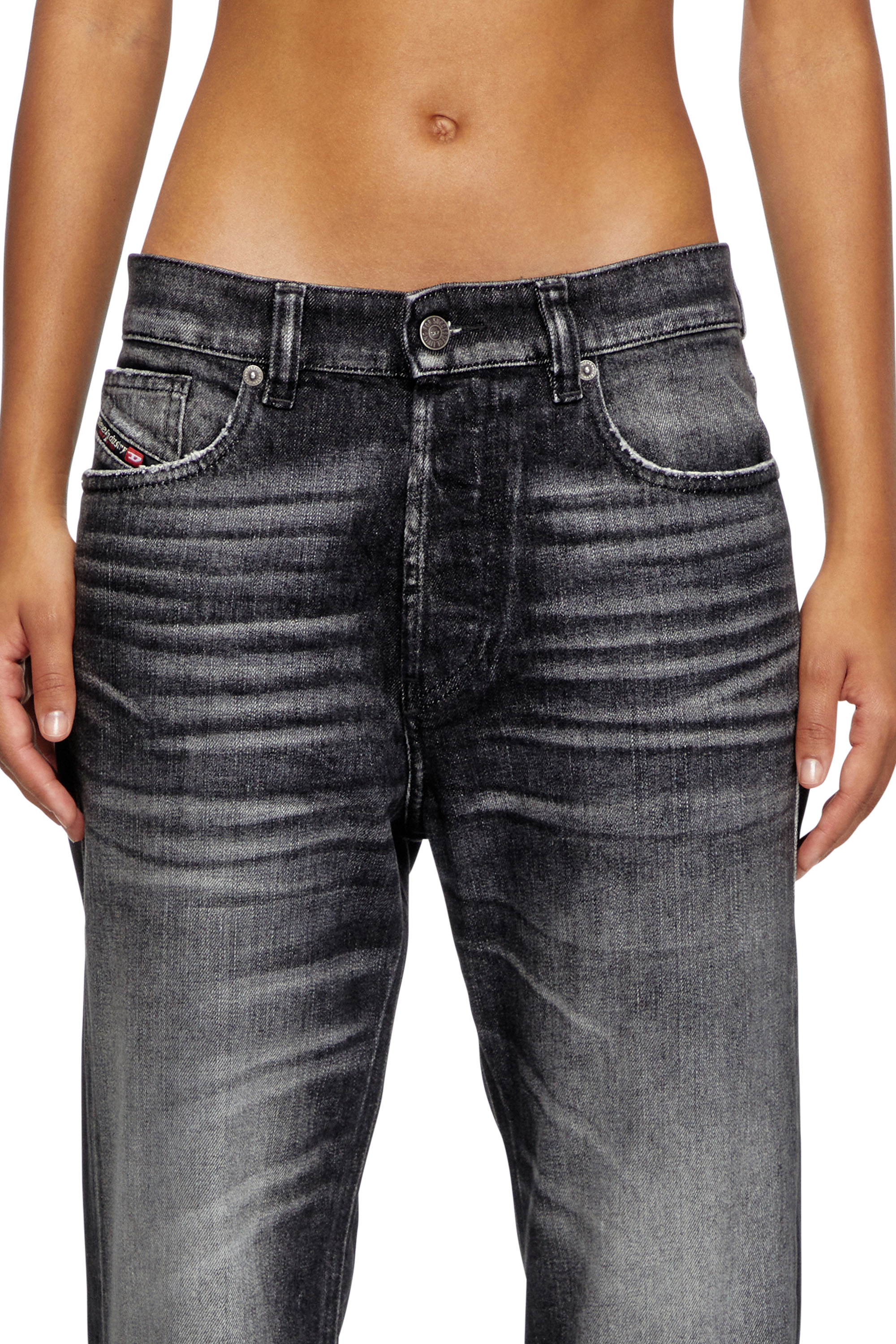 Diesel - Damen Regular Jeans 1988 D-Ark 09L50, Schwarz/Dunkelgrau - 4