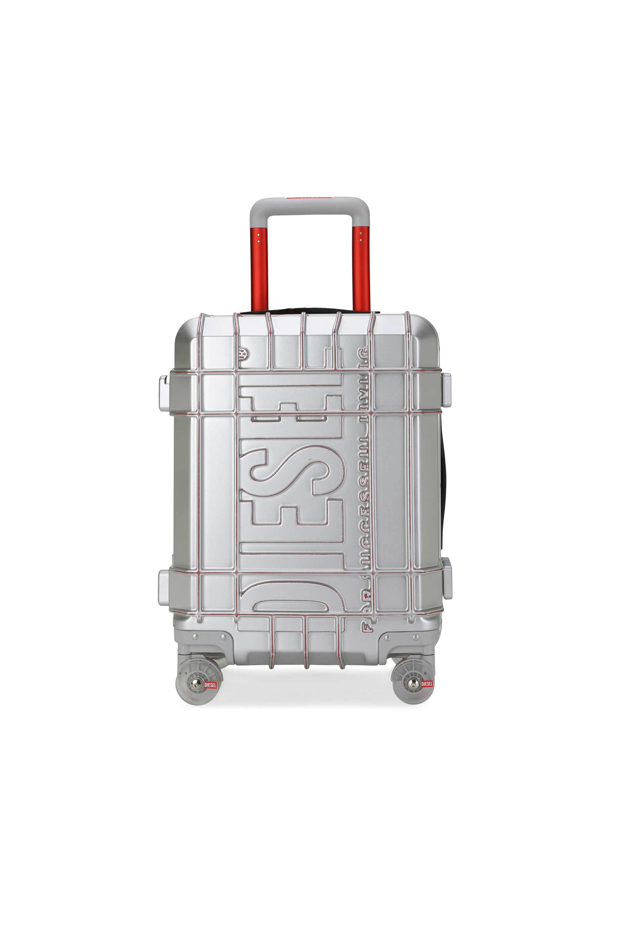 Diesel - DIESEL PC STRONG IMAGE TROLLEY- DSL003, Unisex Robuster Koffer Gr&ouml;&szlig;e S in Silber - 2