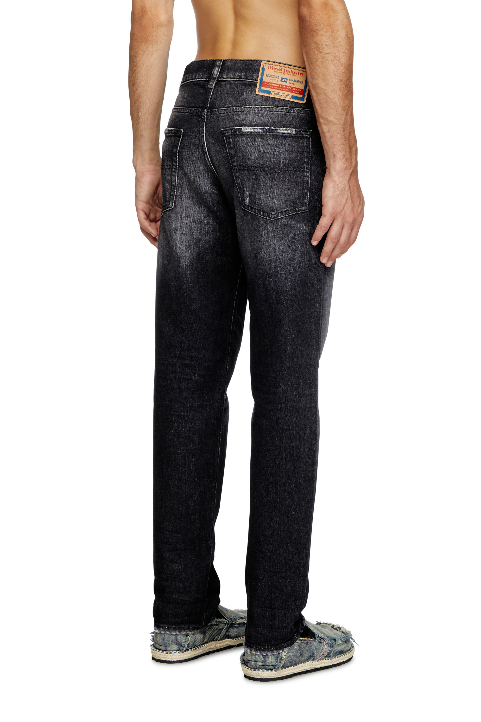 Diesel - Herren Regular Jeans 2023 D-Finitive 09L50, Schwarz/Dunkelgrau - 4