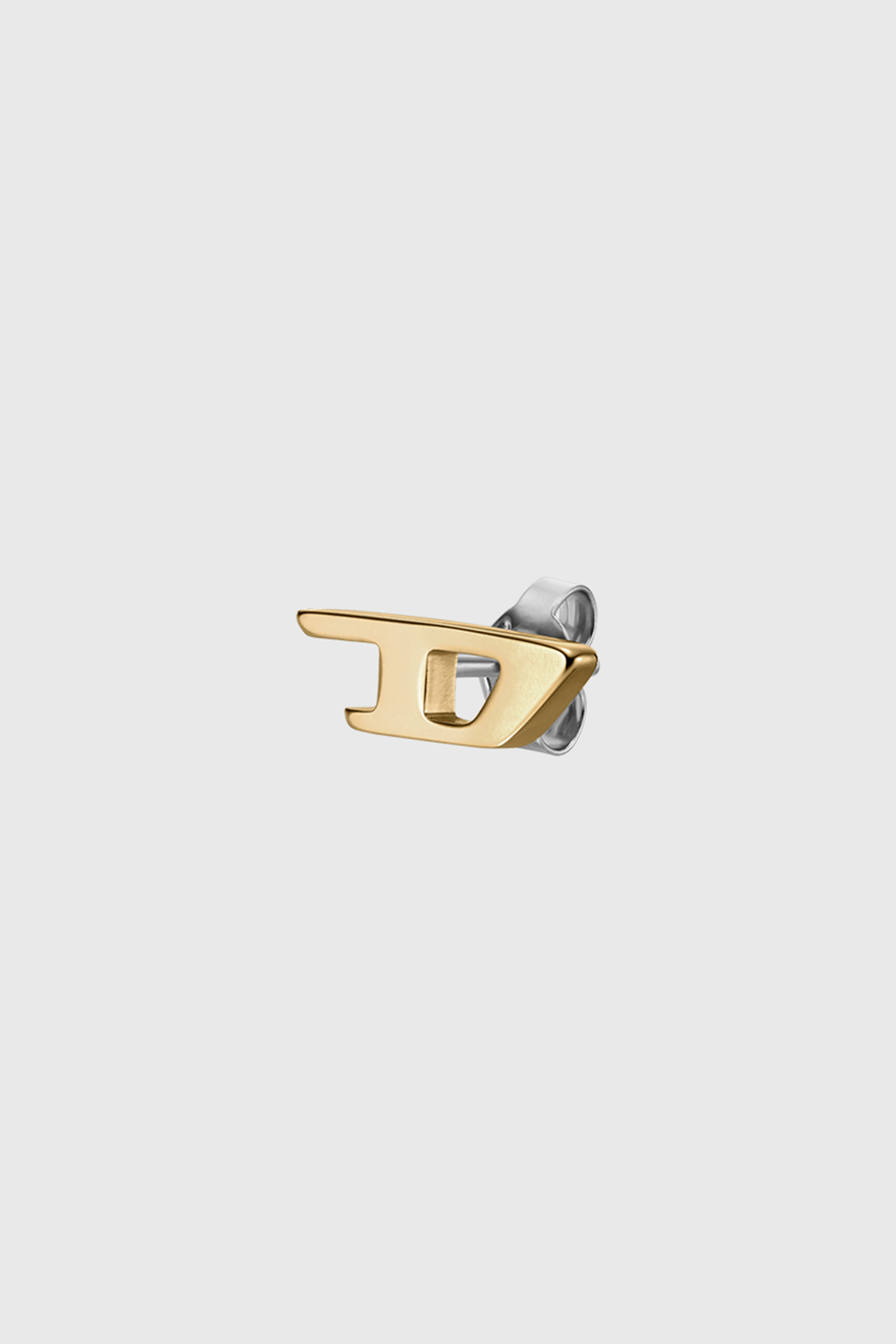Diesel - DX1520, Unisex Ohrstecker aus goldfarbenem Edelstahl in Gold - 1