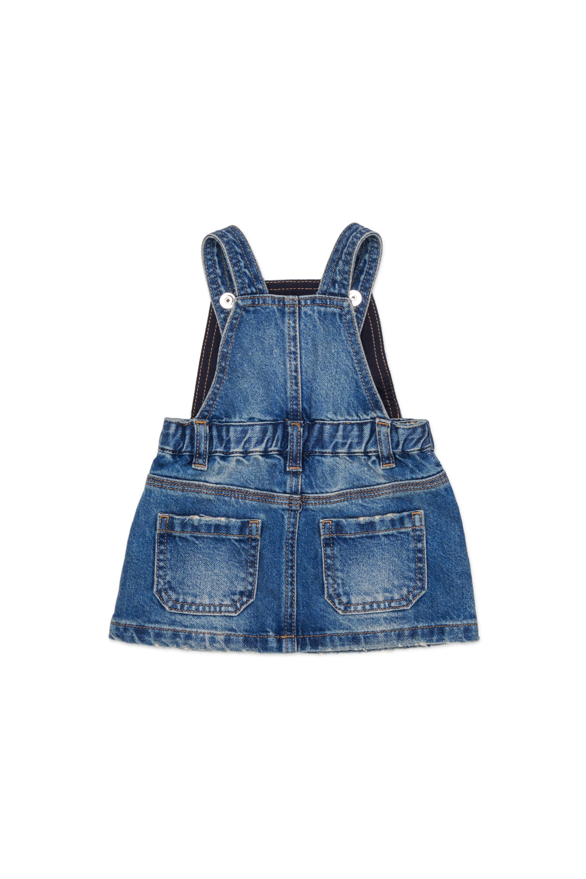 Diesel - JUMIB, Damen Denim-Latzkleid in Mittelblau - 2